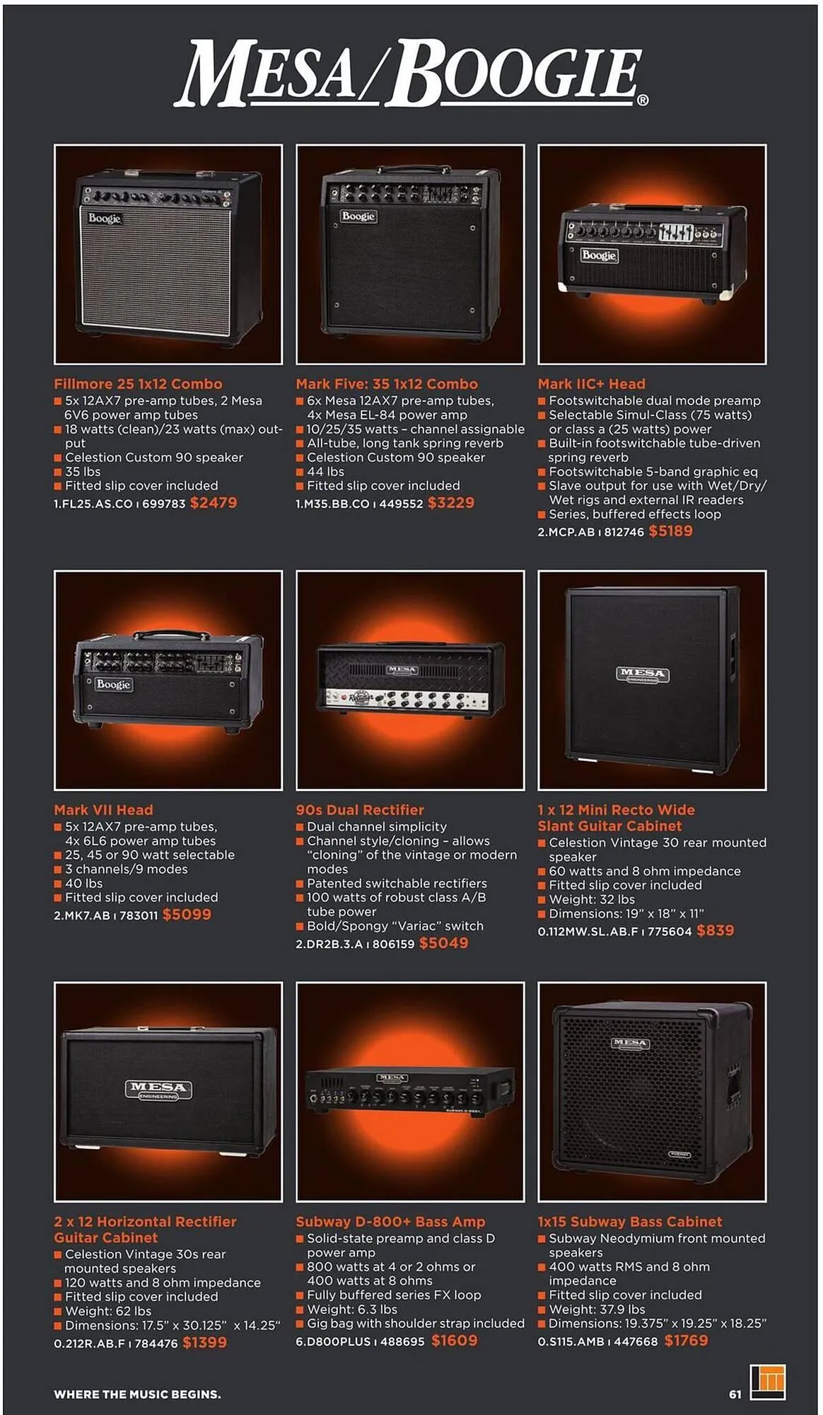Long & McQuade flyer from October 9 to October 31 2025 - flyer page 61