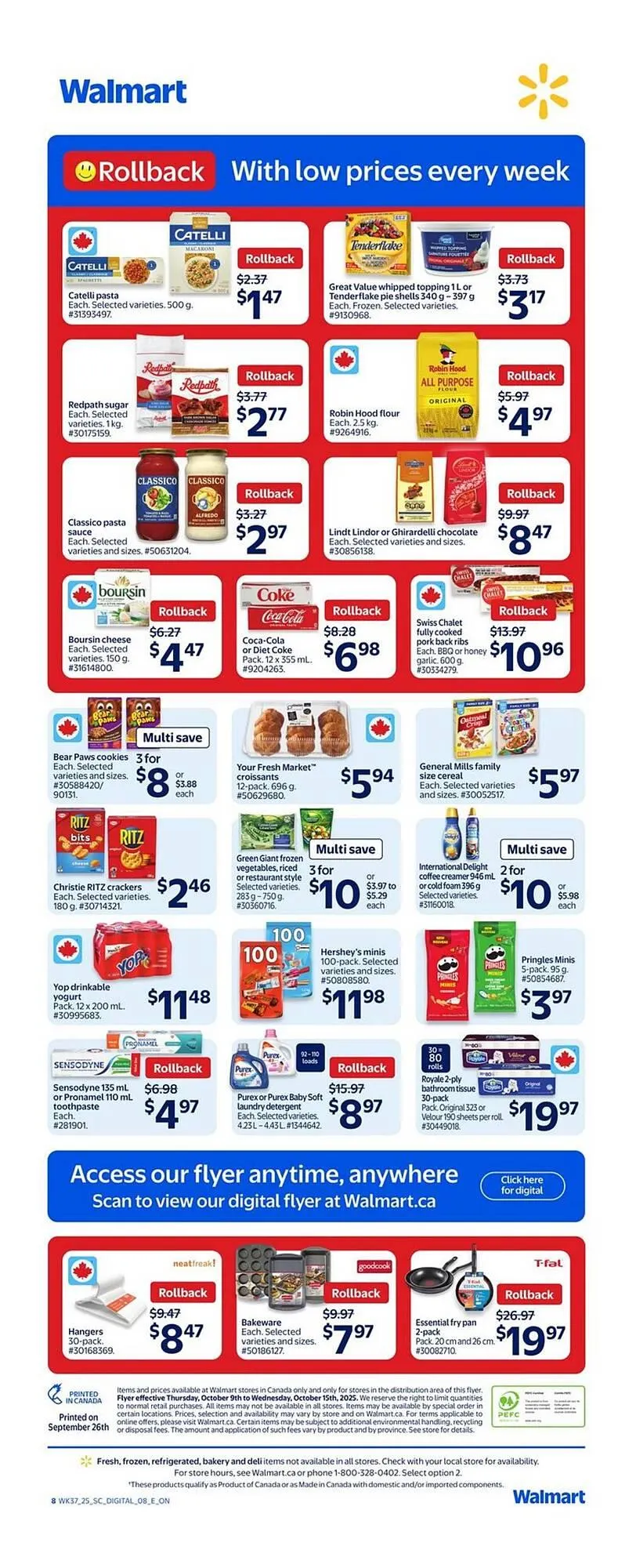 Walmart flyer from October 9 to October 15 2025 - flyer page 3