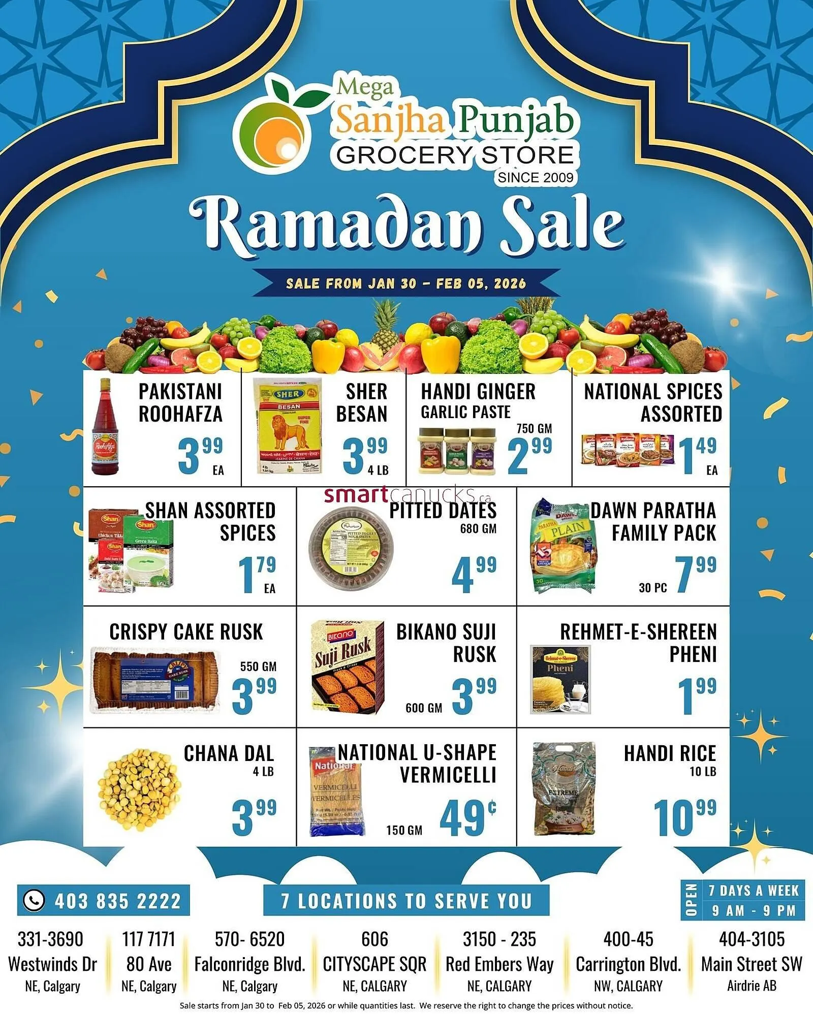 Mega Sanjha Punjab Grocery Store flyer - 1