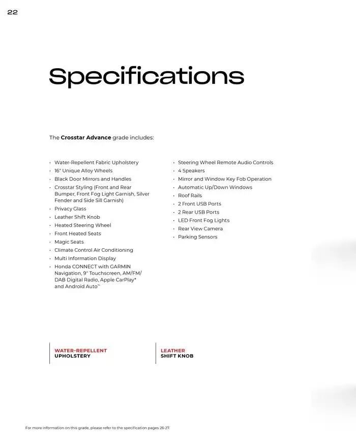 Honda Jazz Crosstar from February 28 to February 28 2026 - flyer page 22