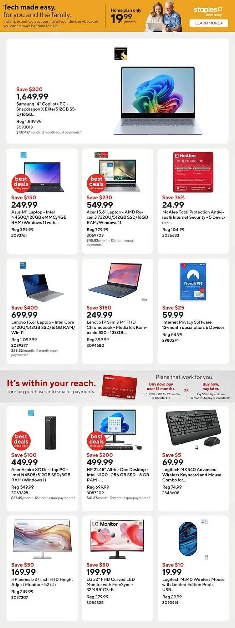 Staples flyer from April 9 to April 15 2025 - flyer page 5