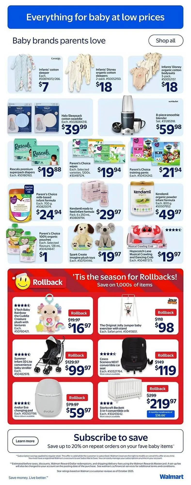 Walmart flyer from December 10 to December 24 2025 - flyer page 20