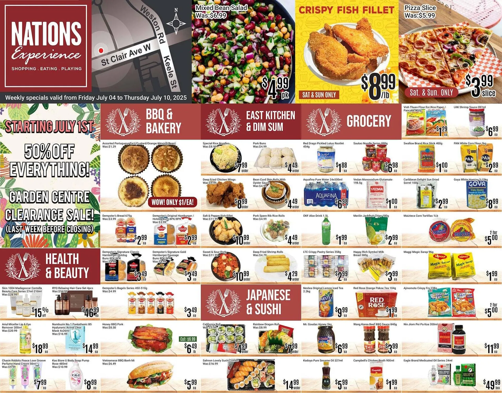 Nations Fresh Foods flyer from July 4 to July 11 2025 - flyer page 1