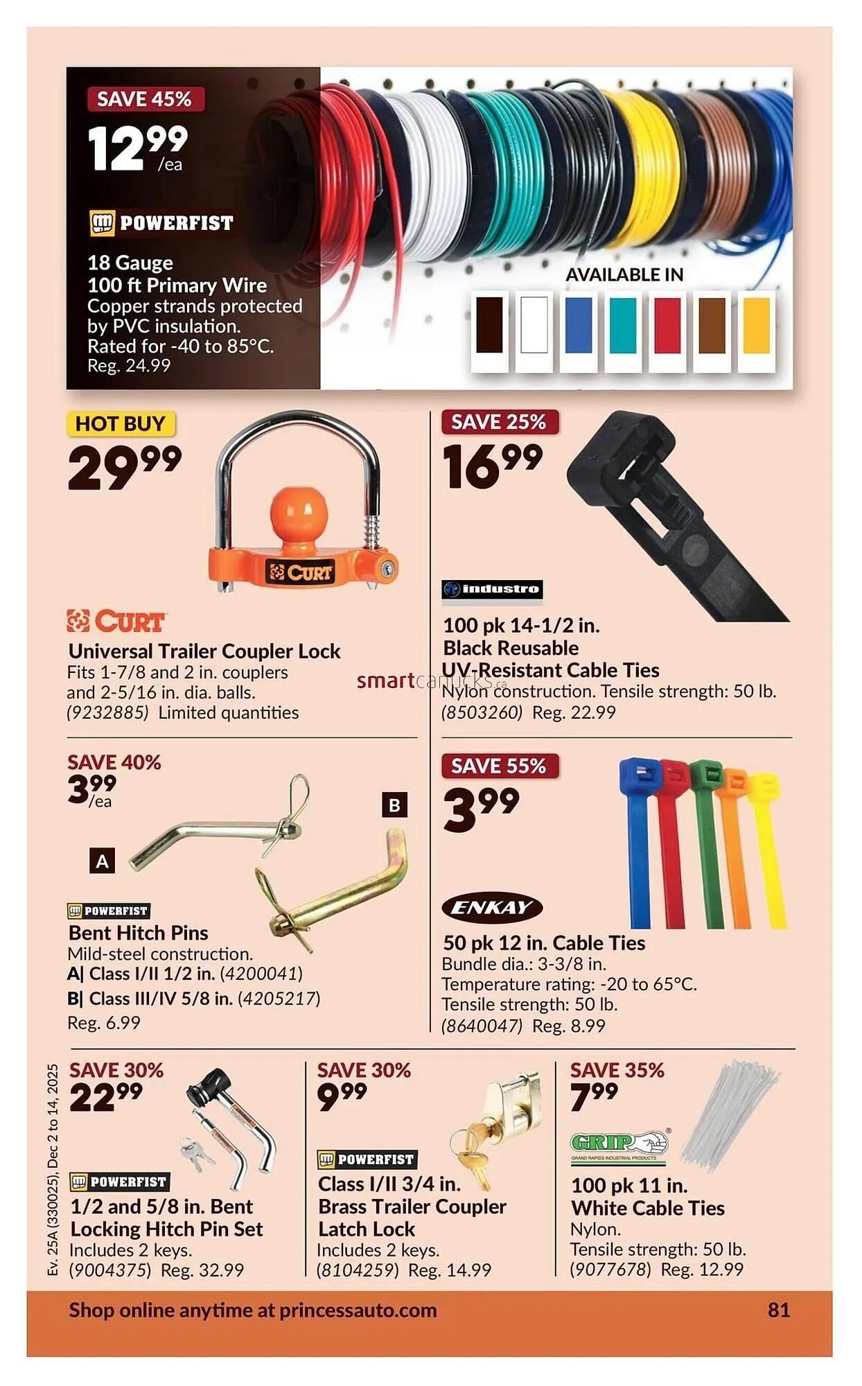 Princess Auto flyer from November 27 to December 2 2025 - flyer page 86