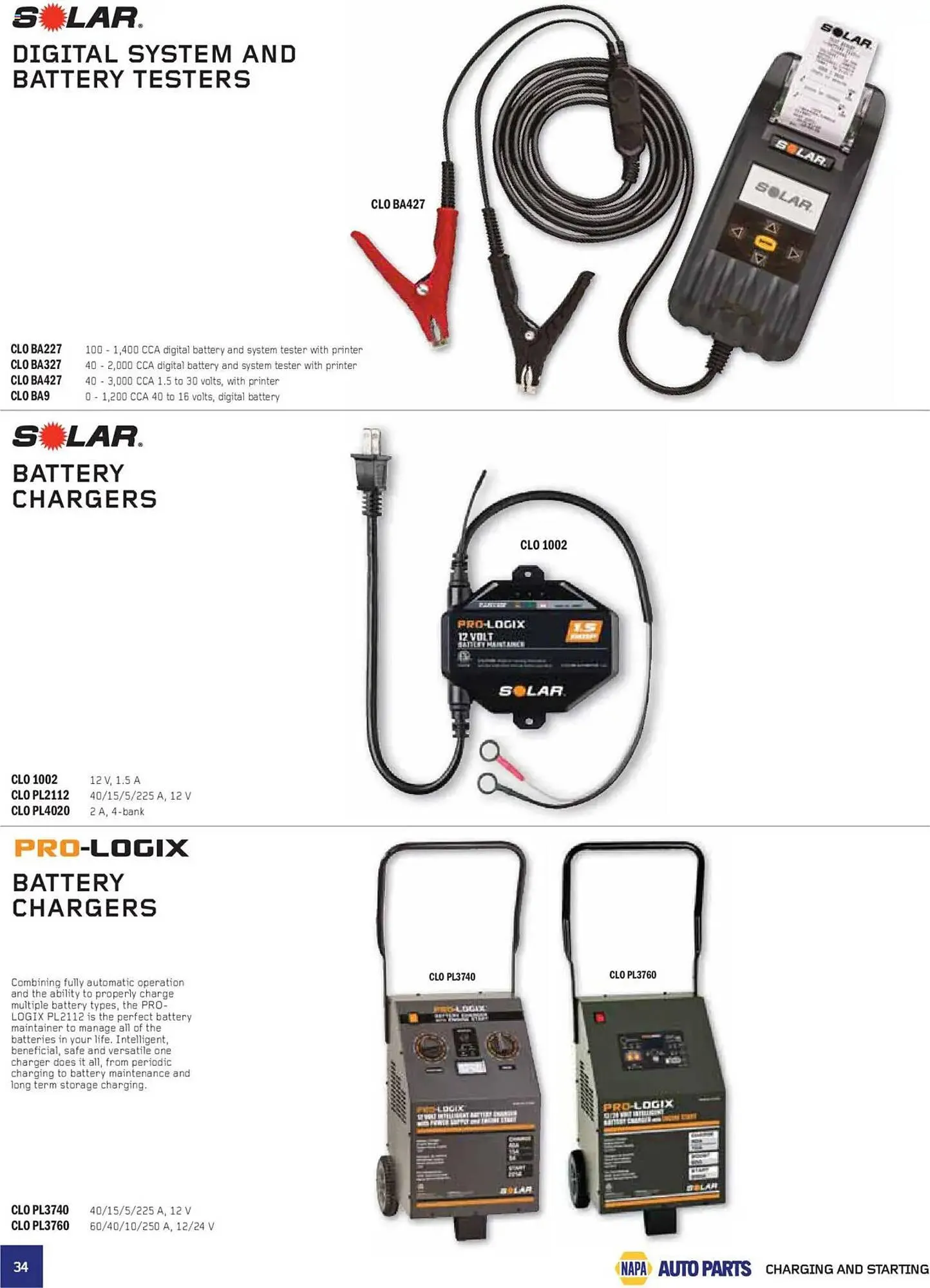 NAPA Auto Parts flyer from July 1 to August 30 2025 - flyer page 34