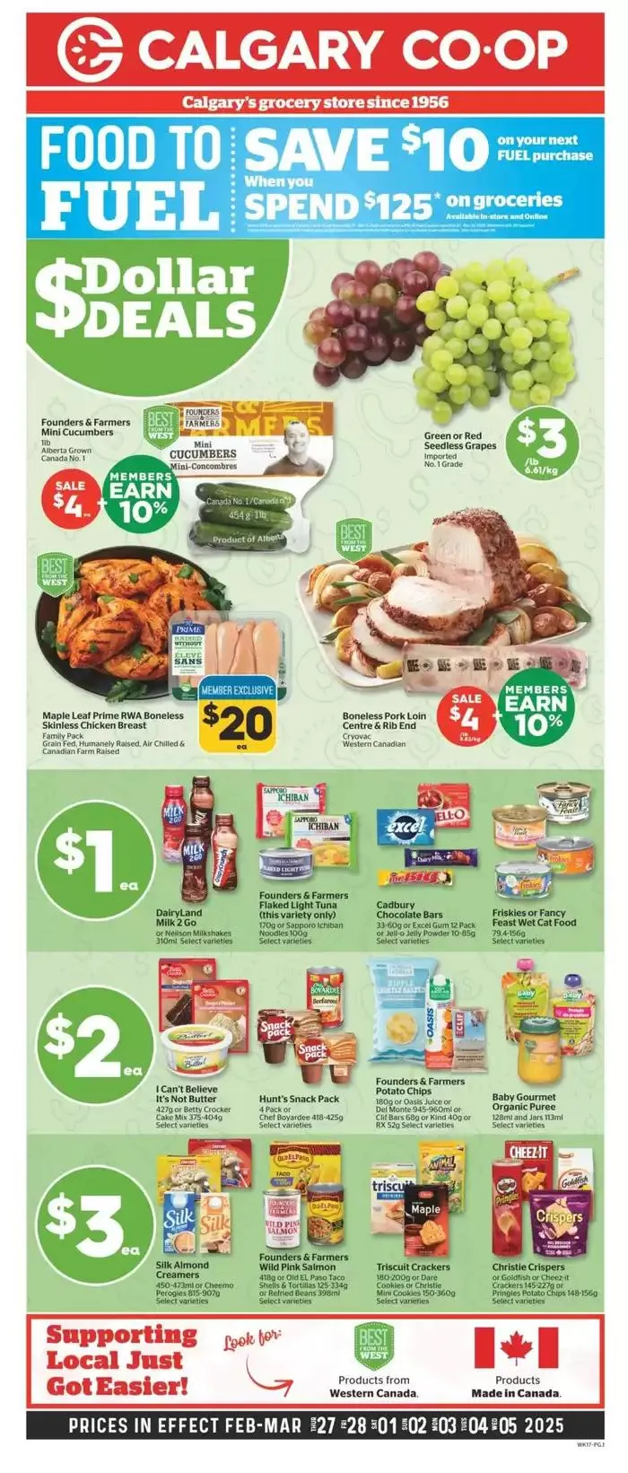 Dollar Deals from February 27 to March 5 2025 - flyer page 1
