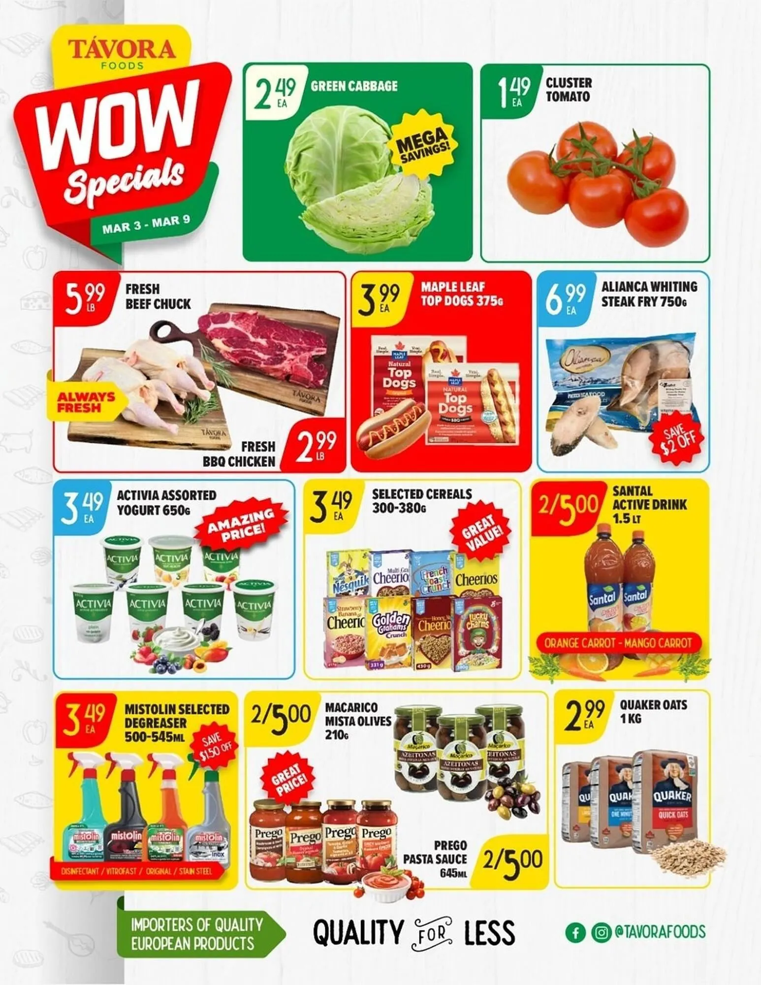 Tavora Foods flyer - 1