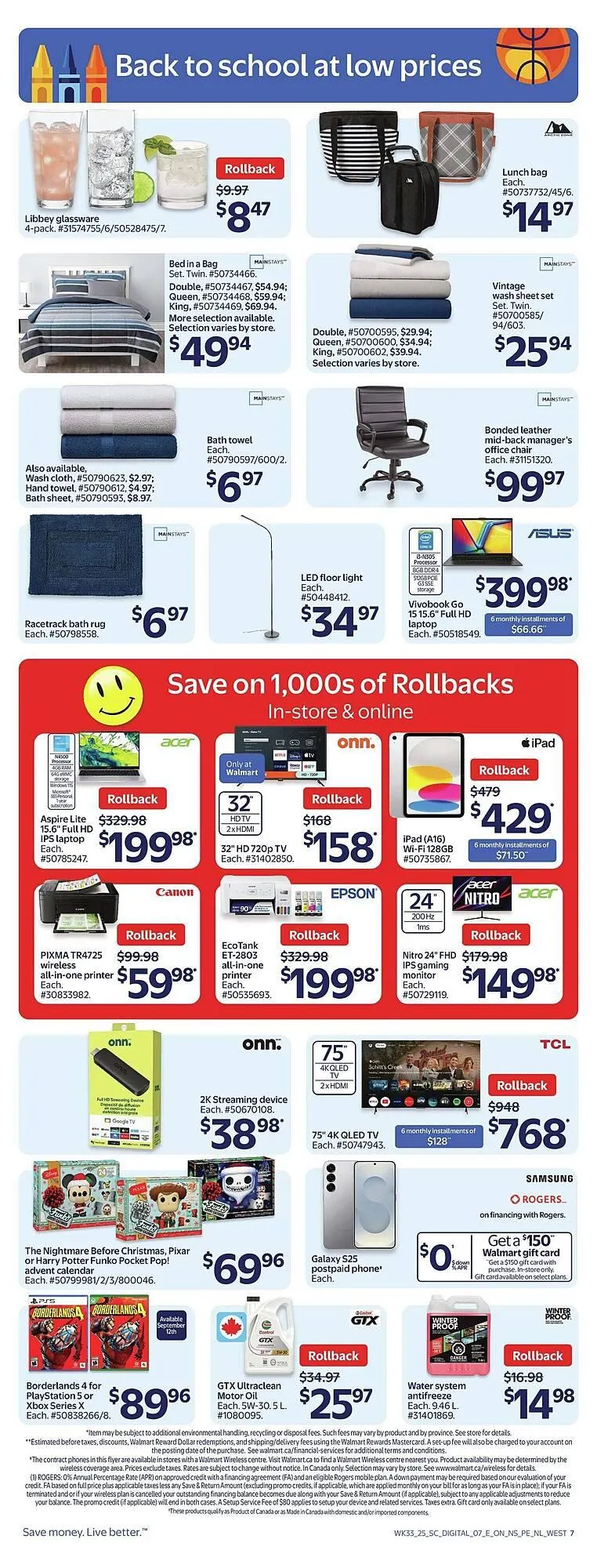 Walmart flyer from September 12 to September 19 2025 - flyer page 15