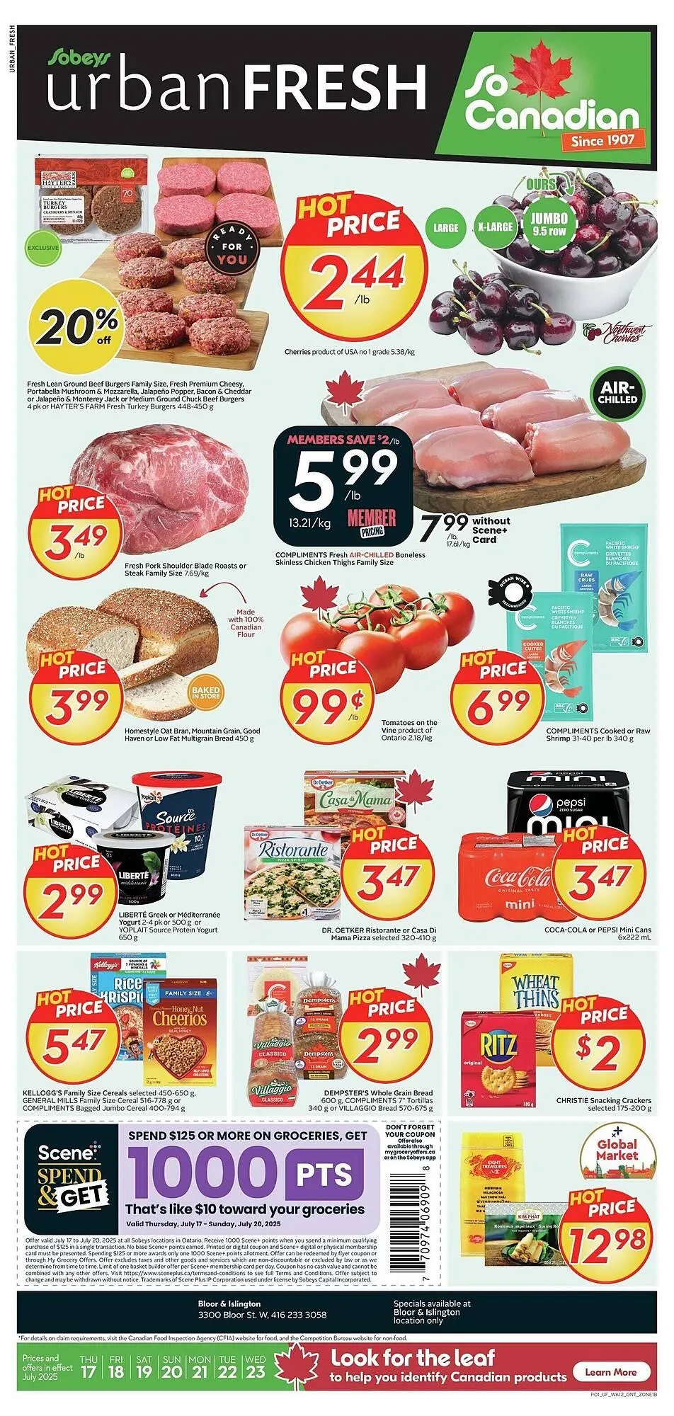 Sobeys flyer from July 17 to July 24 2025 - flyer page 1
