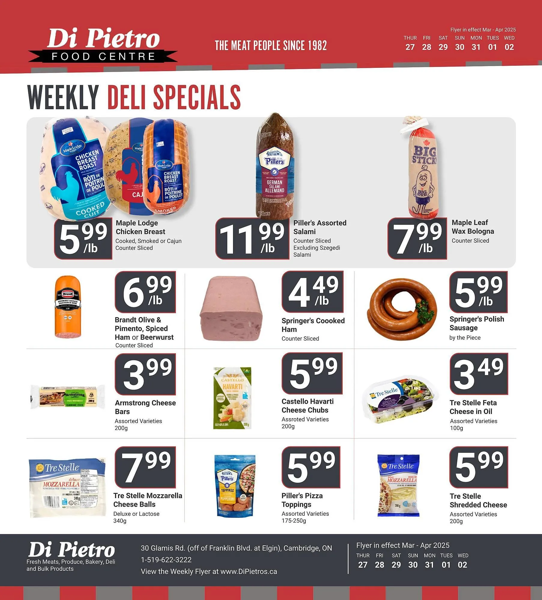 Di Pietro flyer from March 27 to April 3 2025 - flyer page 10