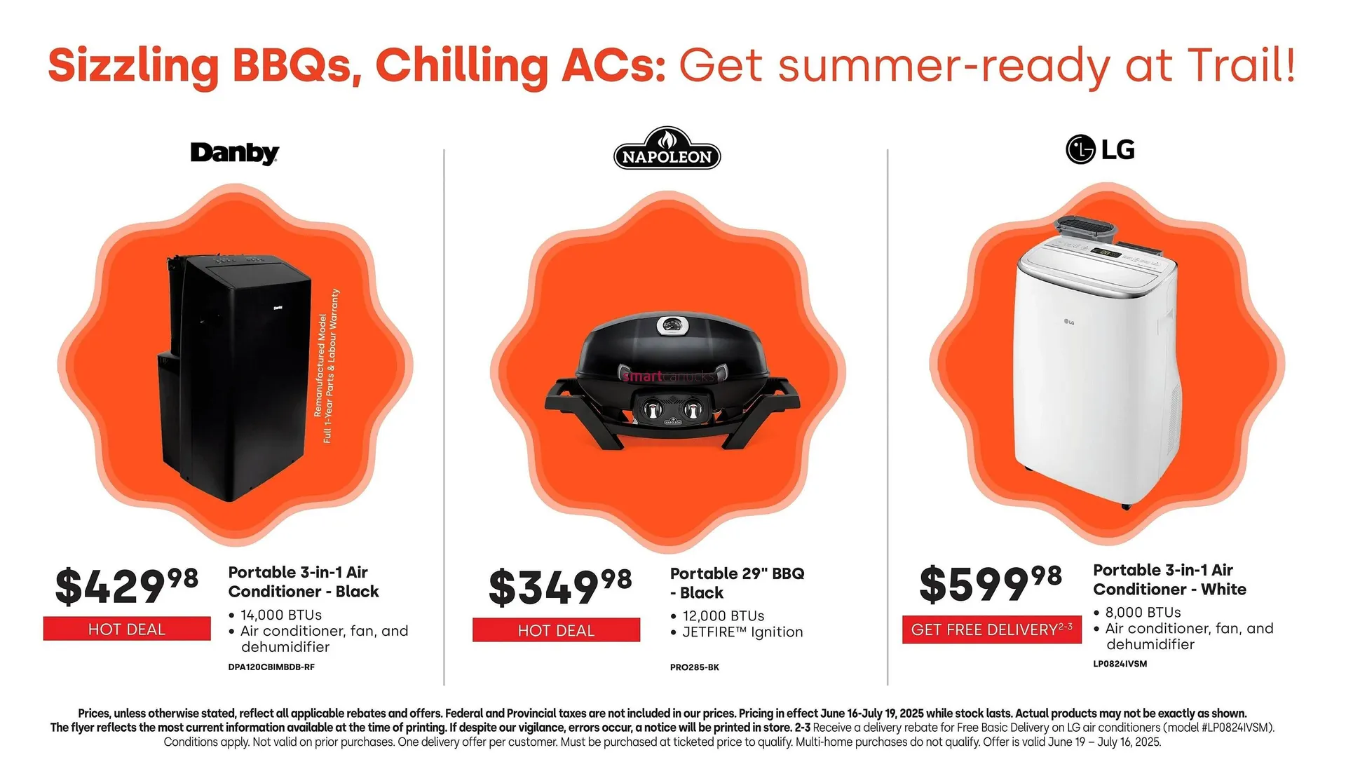 Trail Appliances flyer from June 19 to July 16 2025 - flyer page 3