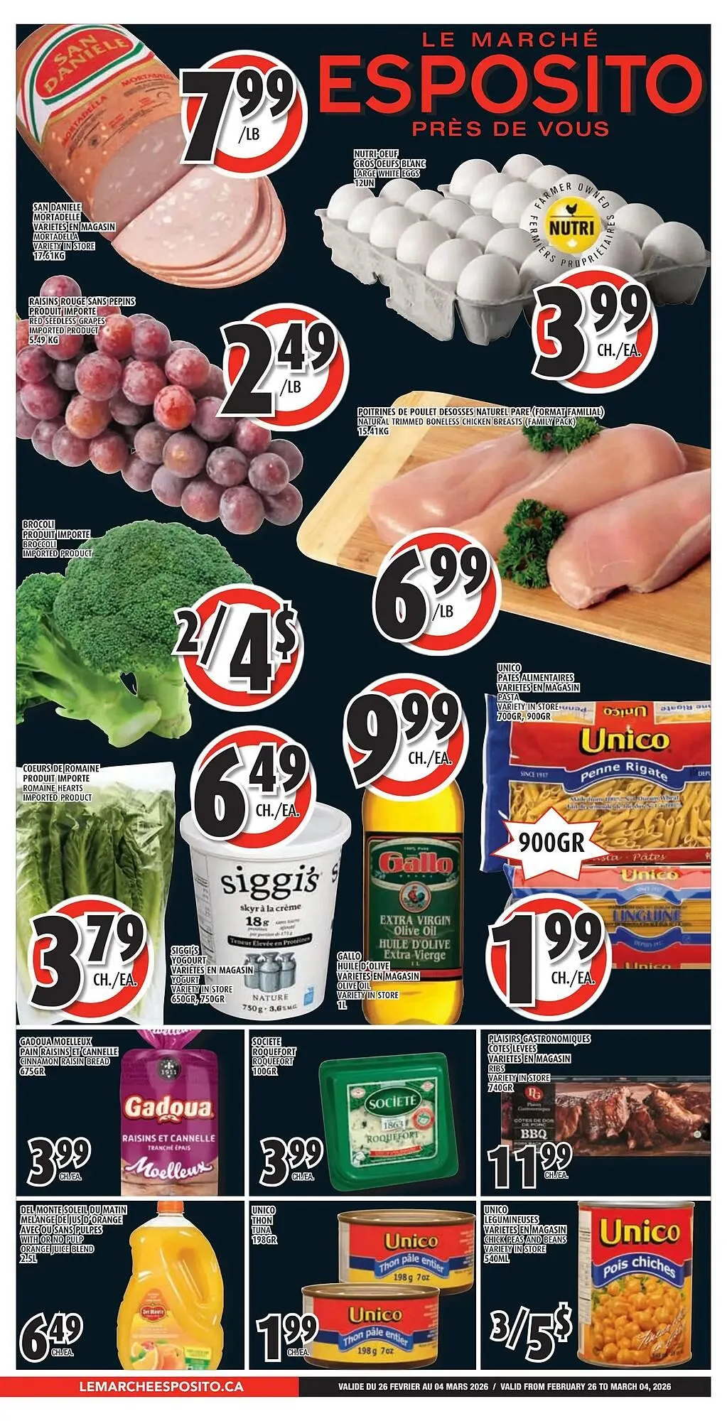 Esposito flyer from February 26 to March 4 2026 - flyer page 1