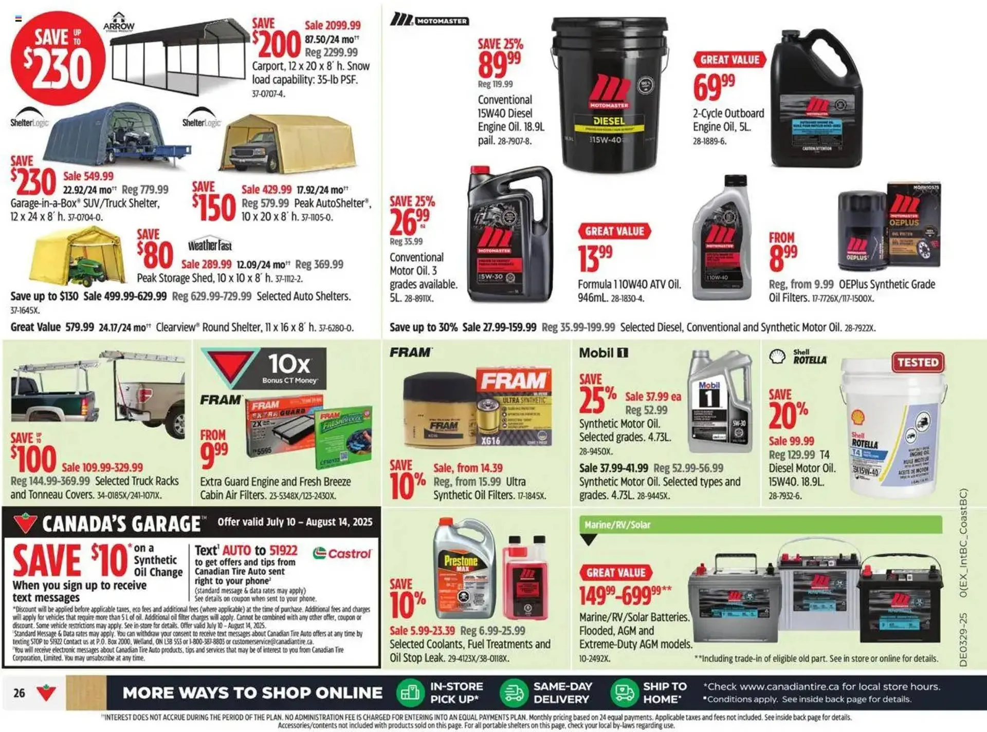 Canadian Tire flyer from July 11 to July 17 2025 - flyer page 34