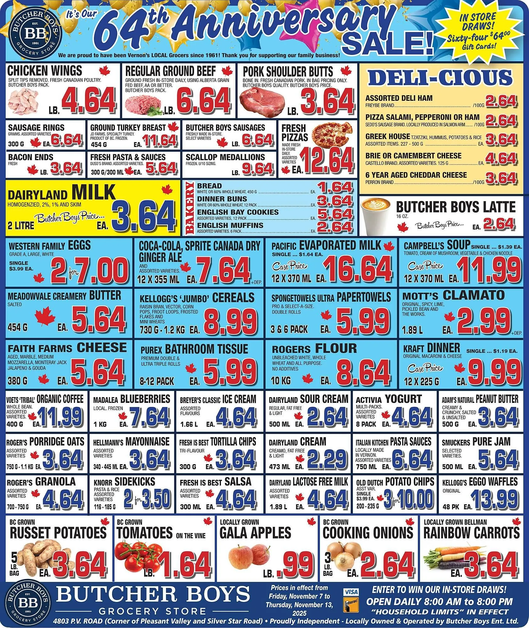 Butcher Boys flyer from November 7 to November 13 2025 - flyer page 1