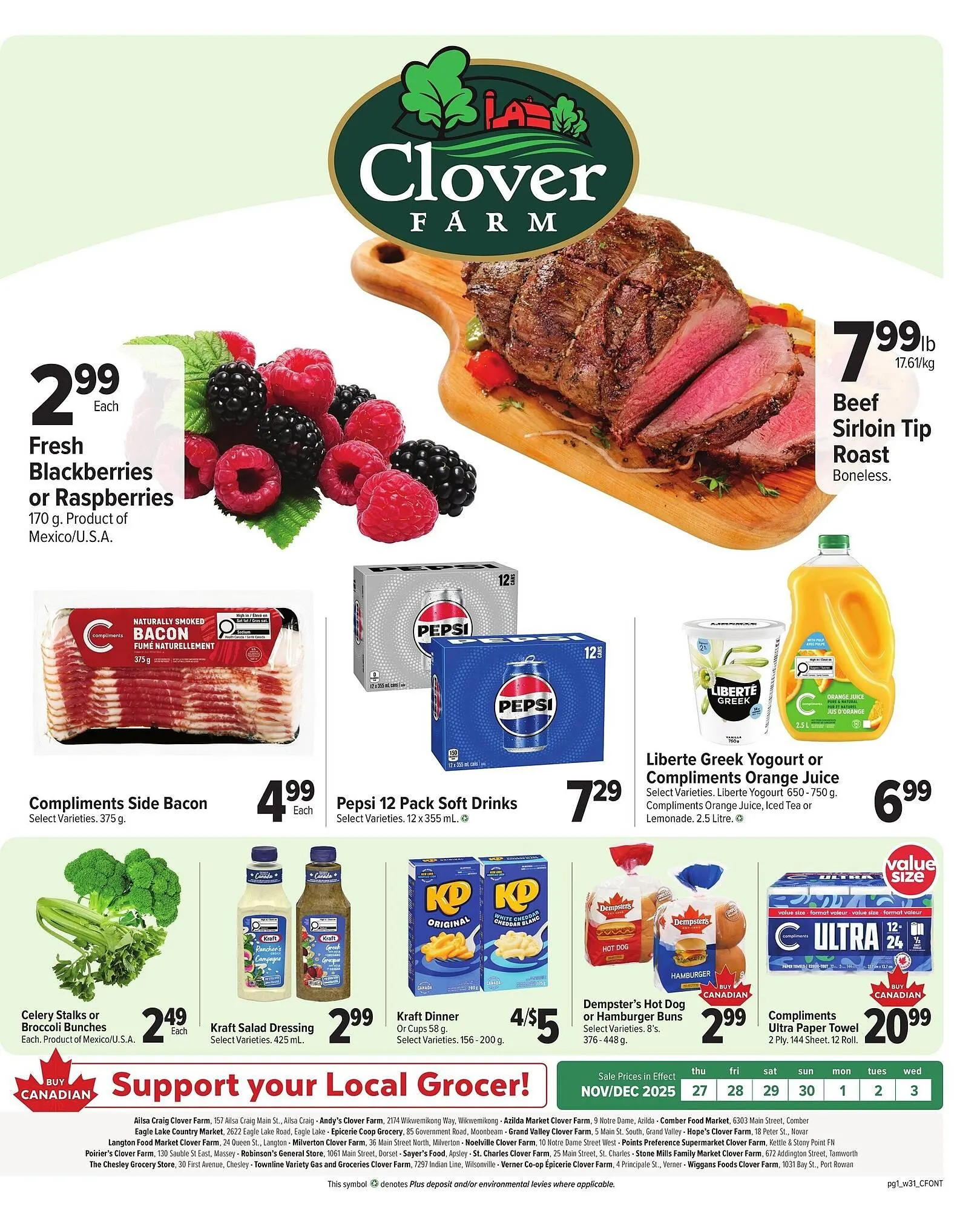 Clover Farm flyer - 1