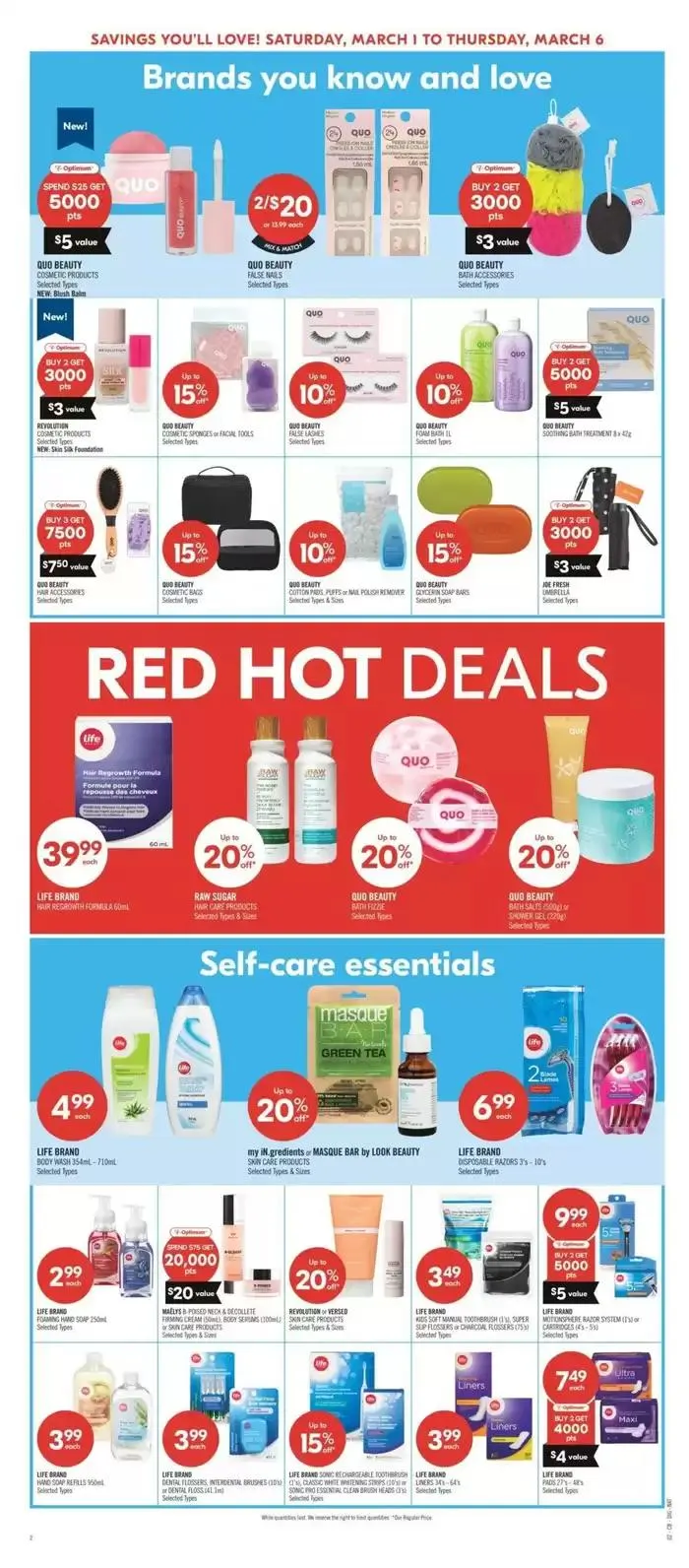 Top offers for smart savers from March 1 to March 6 2025 - flyer page 12