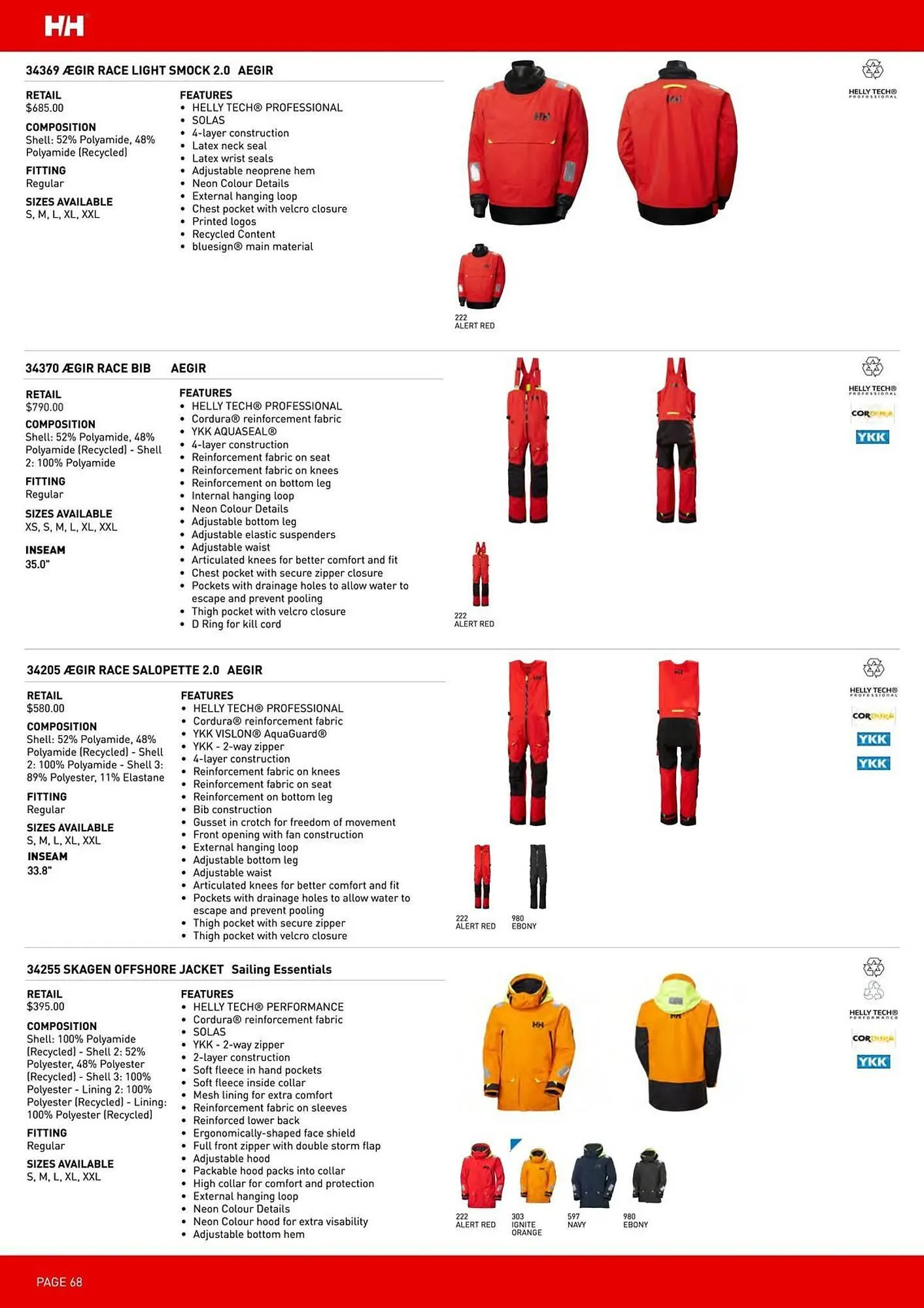 Helly Hansen flyer from March 12 to May 31 2026 - flyer page 68