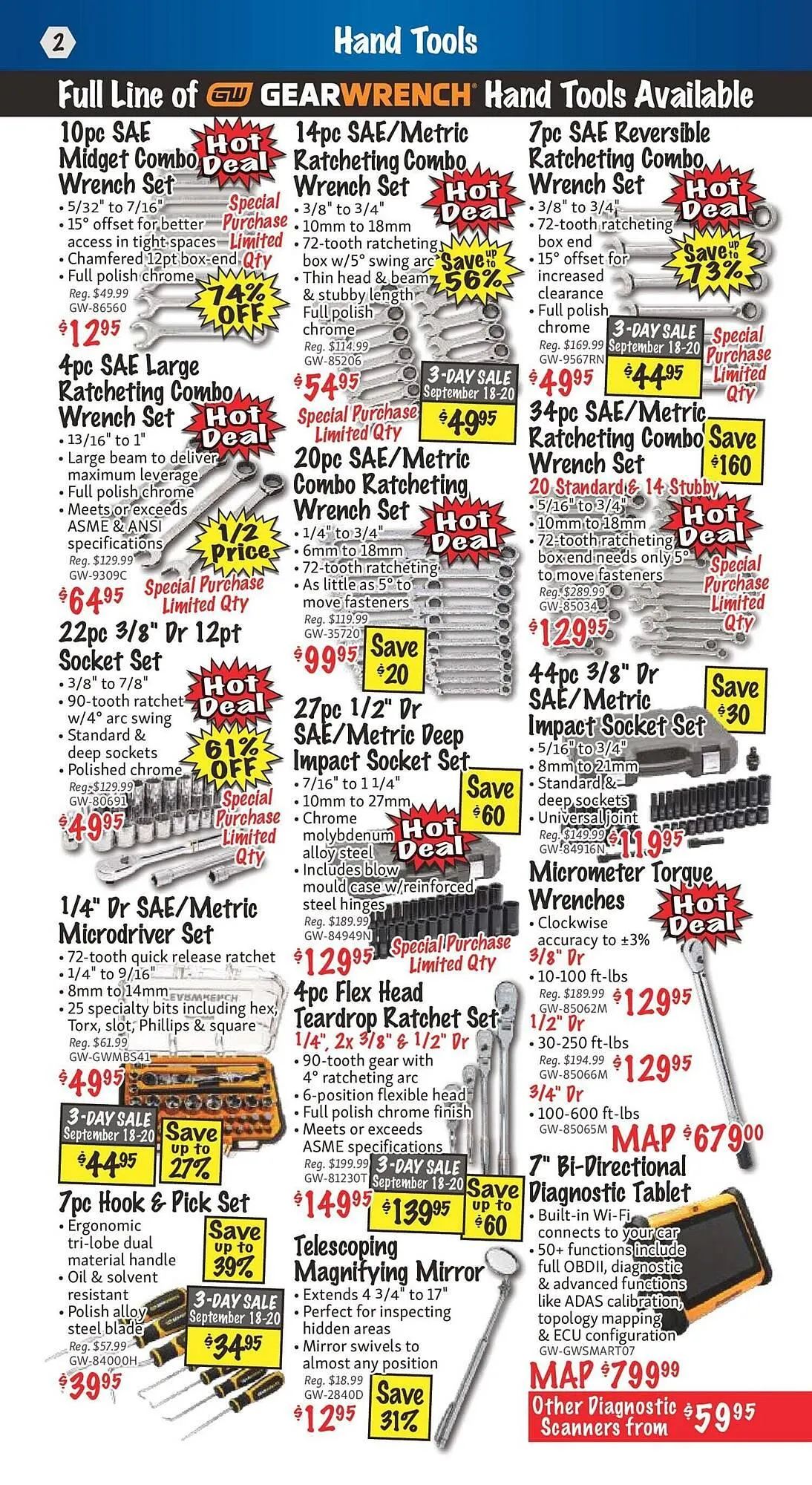 KMS Tools flyer from September 1 to September 15 2025 - flyer page 2