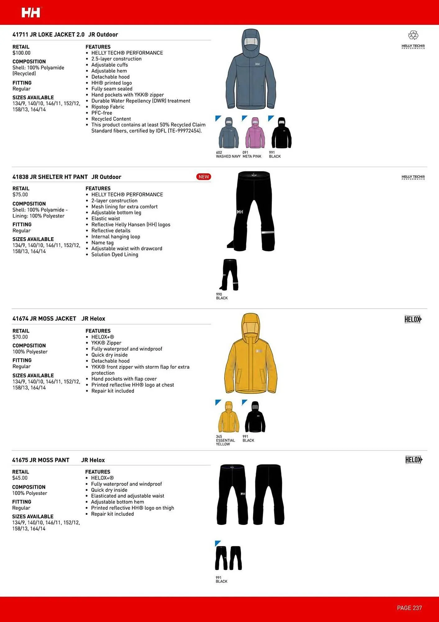 Helly Hansen flyer from September 11 to February 28 2026 - flyer page 237