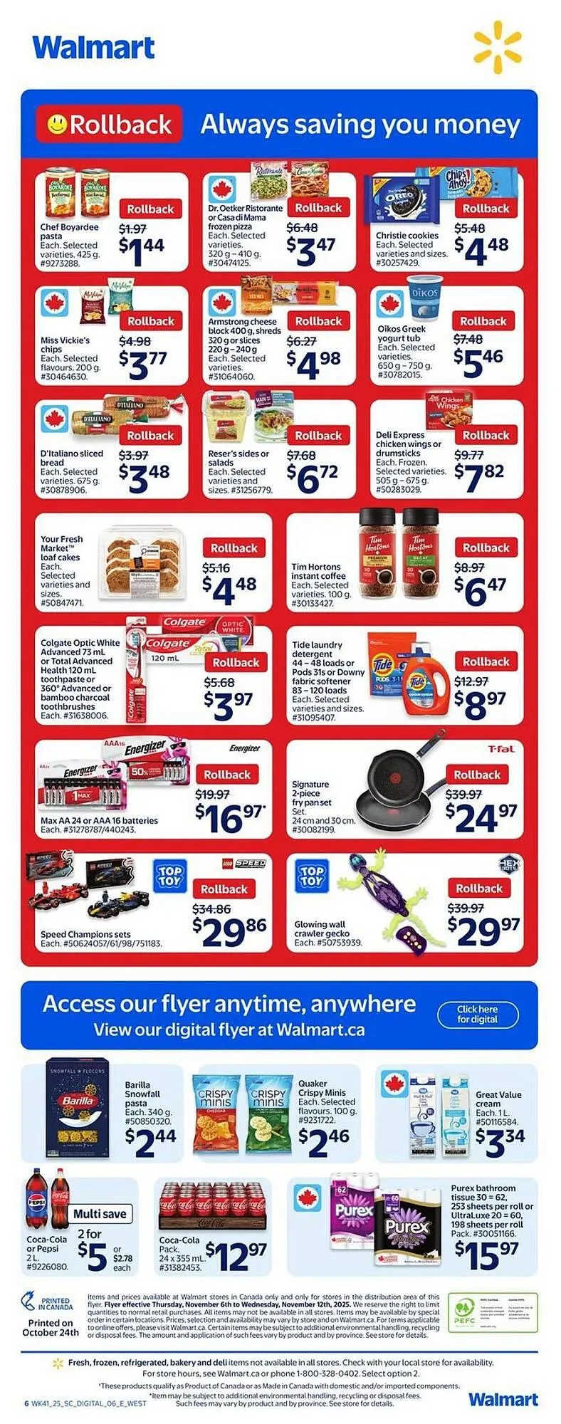 Walmart flyer from November 6 to November 12 2025 - flyer page 2