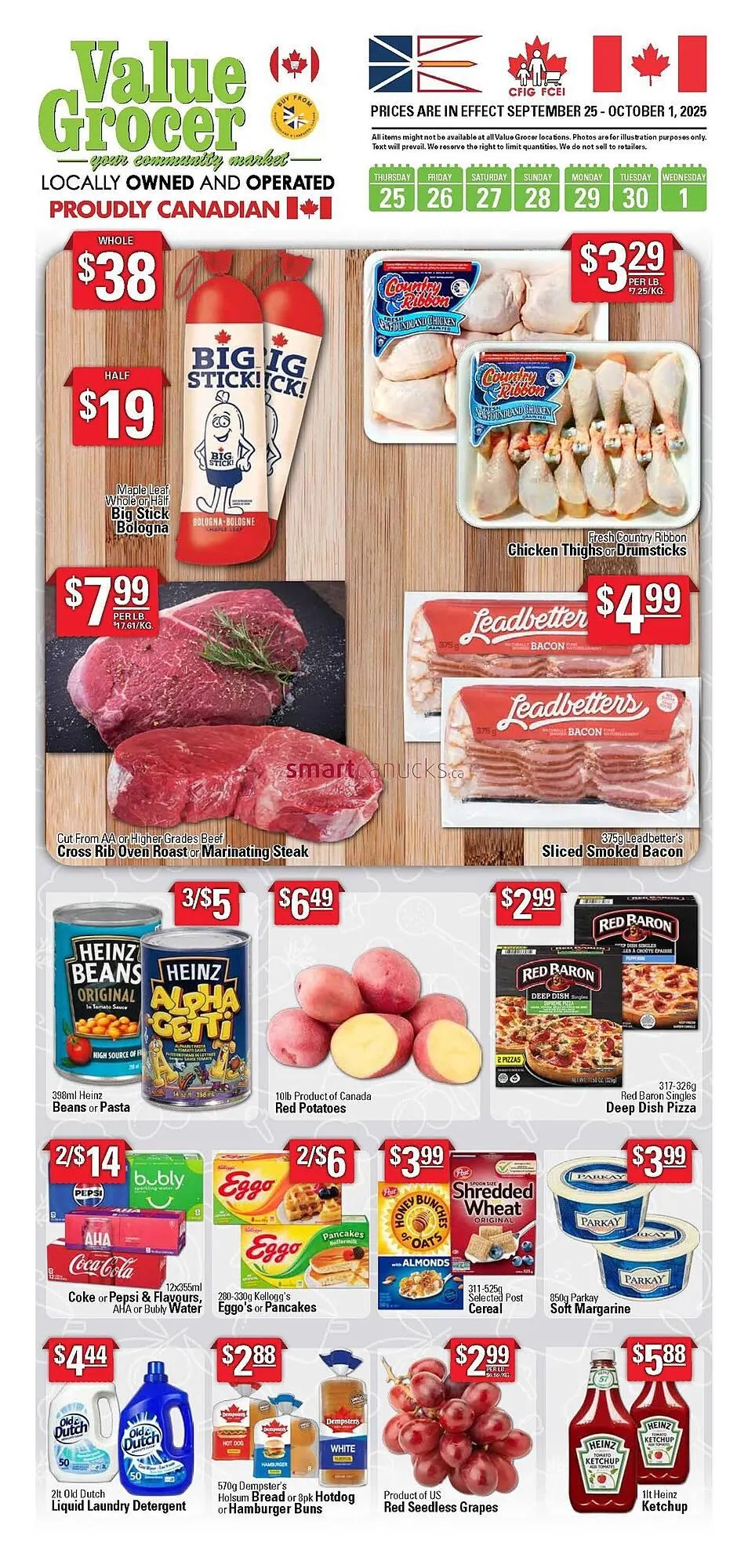Value Grocer flyer from September 24 to September 30 2025 - flyer page 1