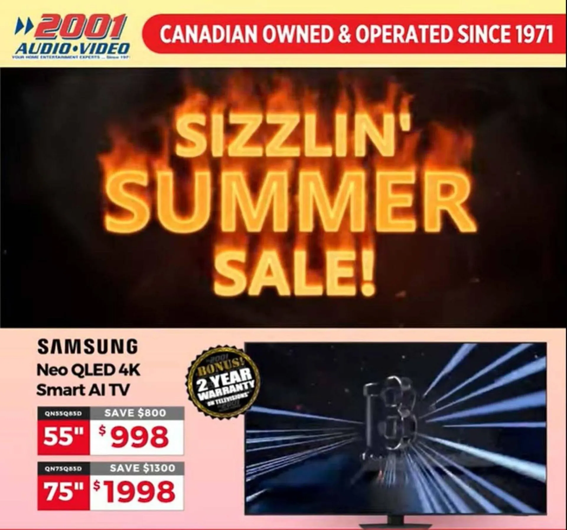 2001 Audio Video flyer - 1