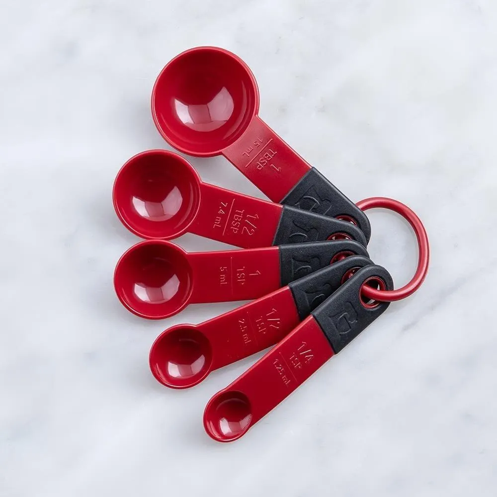 KitchenAid Classic Measuring Spoon - Set of 5 (Red)