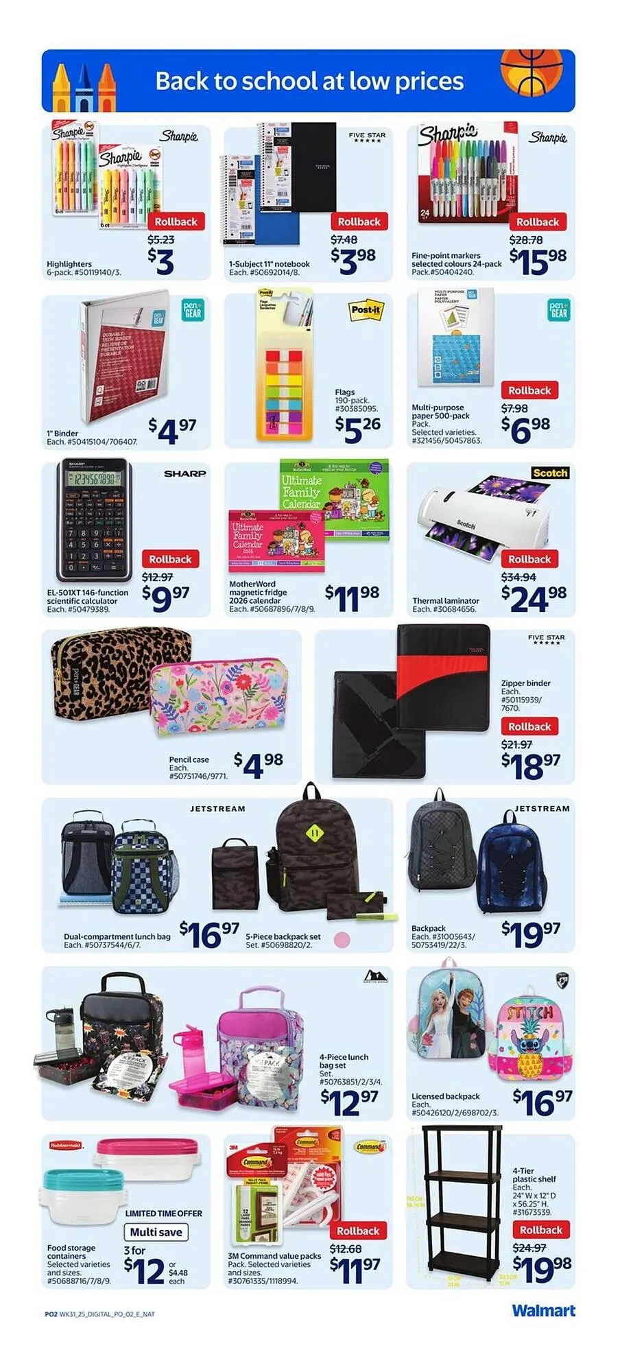 Walmart flyer from August 22 to August 28 2025 - flyer page 15