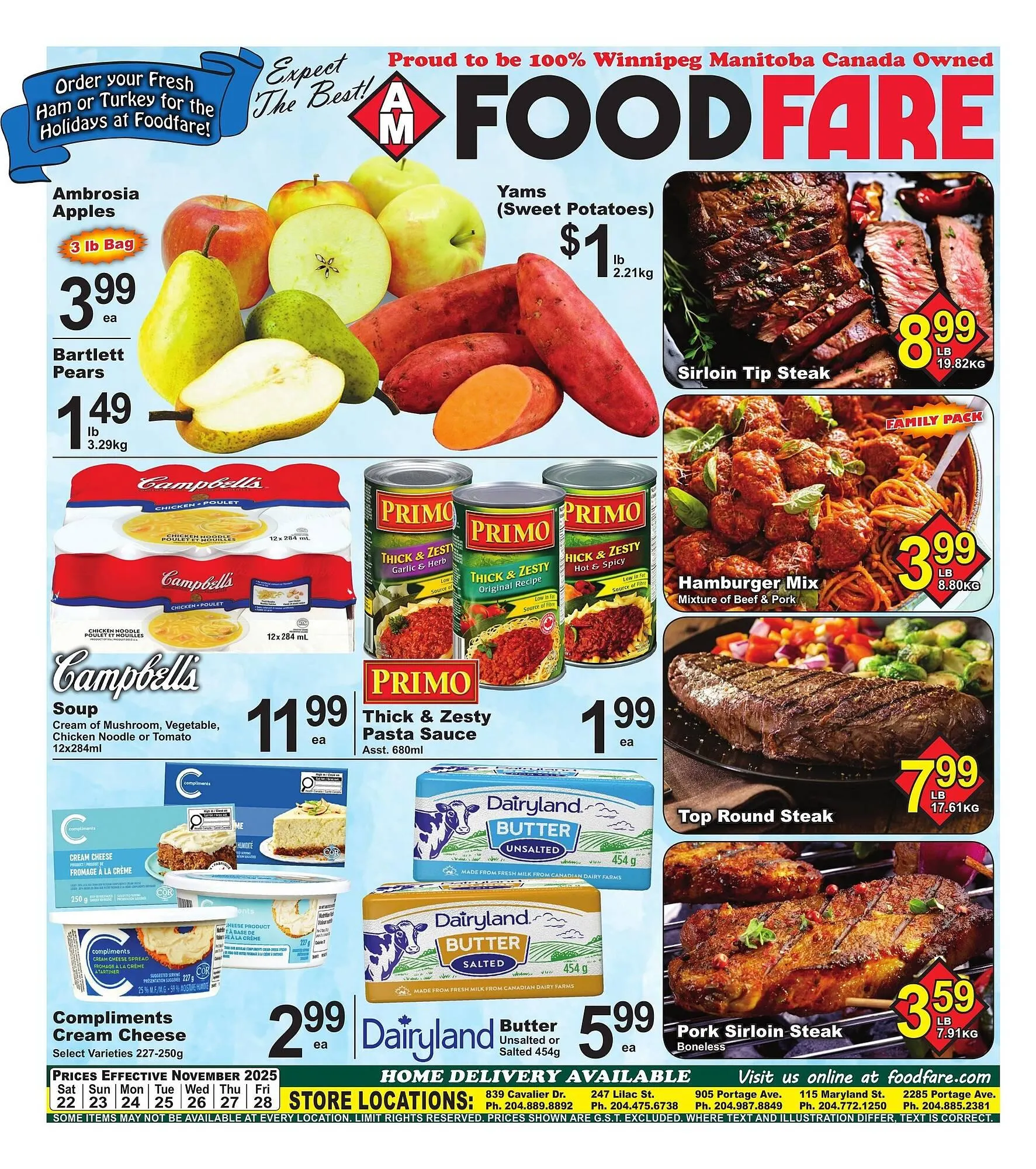 Food Fare flyer from November 21 to November 27 2025 - flyer page 1