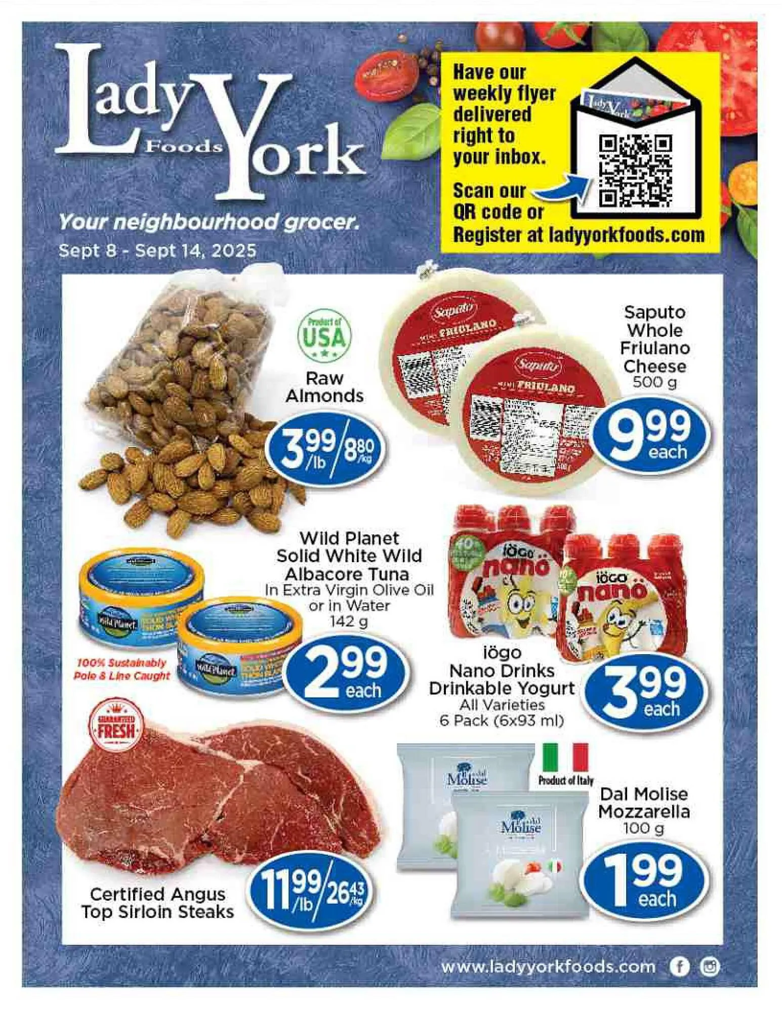 Lady York flyer from September 8 to September 14 2025 - flyer page 1