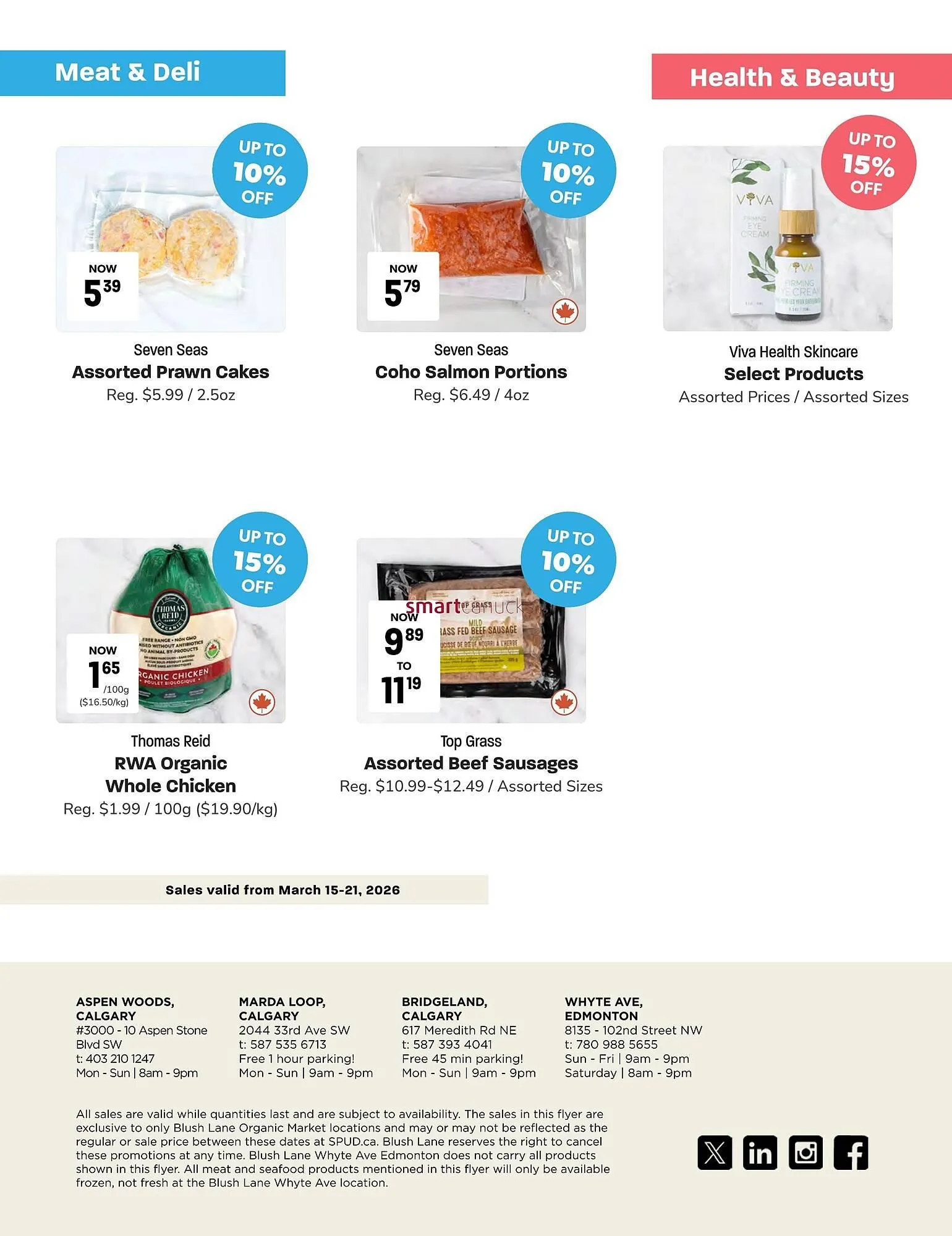 Blush Lane Organics flyer from March 15 to March 21 2026 - flyer page 4