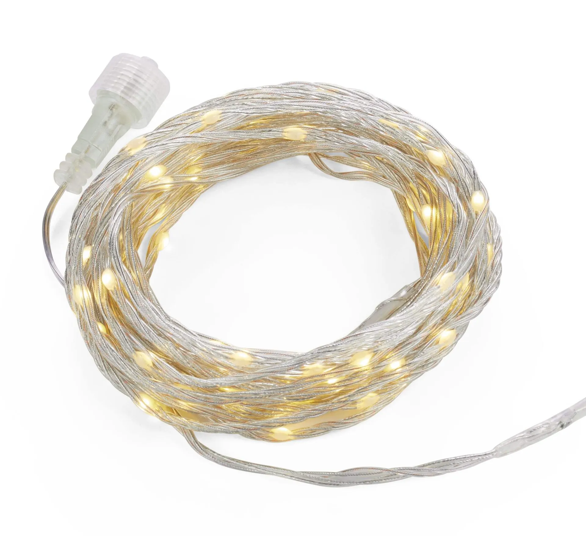 NOMA Micro-Brite LED Lights, Indoor/Outdoor, Warm White, 25-ft, 76 Bulbs