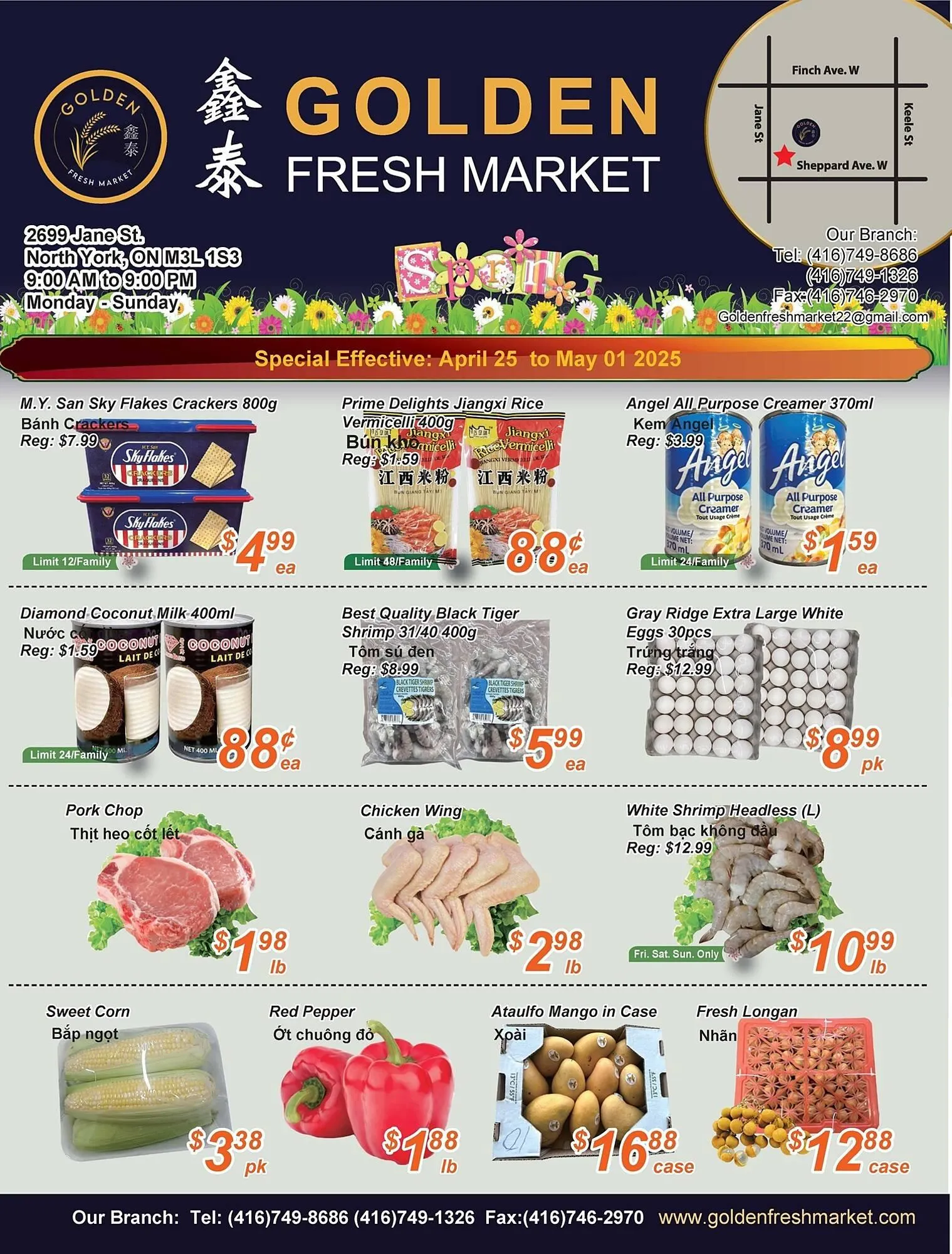 Golden Fresh Market flyer from April 25 to May 1 2025 - flyer page 1