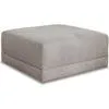 Katany Oversized Accent Ottoman - Shadow