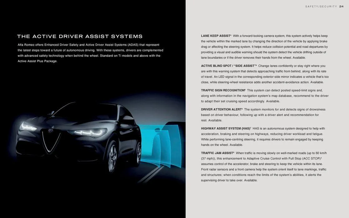 Alfa Romeo 2024 Stelvio from January 9 to January 9 2025 - flyer page 24