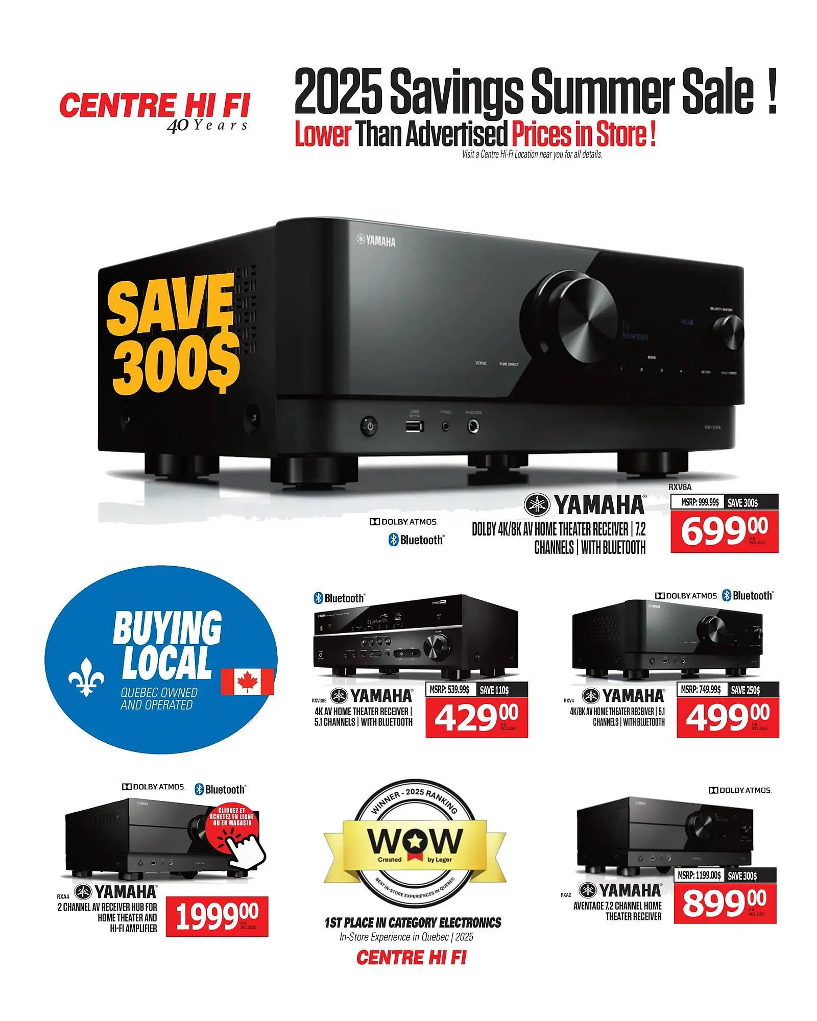 Centre Hi-Fi flyer from July 18 to July 24 2025 - flyer page 40