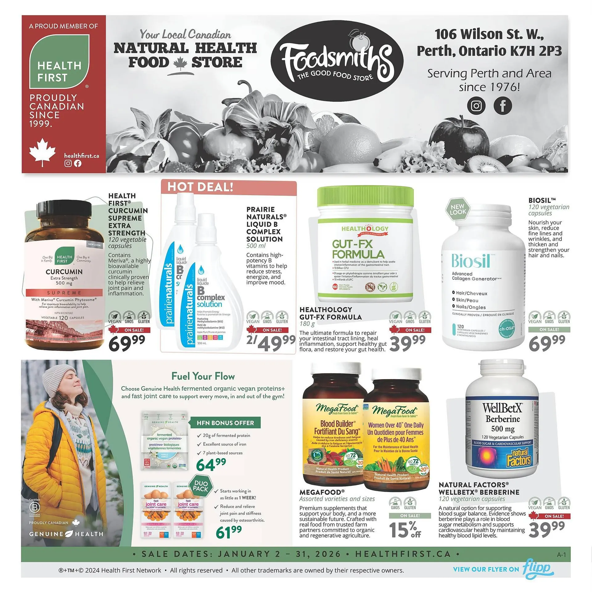 Foodsmiths flyer from January 2 to January 31 2026 - flyer page 1
