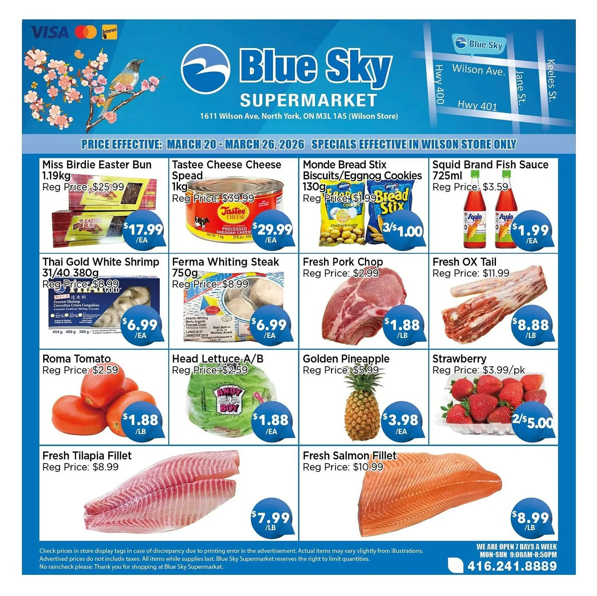 Blue Sky Supermarket flyer from March 20 to March 26 2026 - flyer page 1