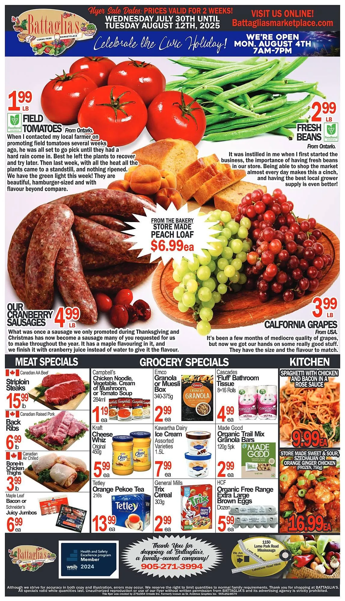 Battaglias Marketplace flyer - 1