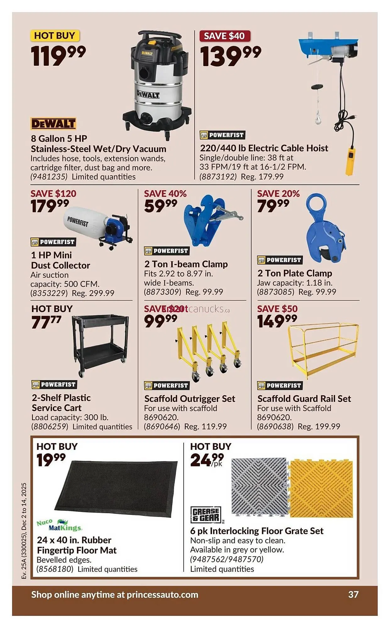 Princess Auto flyer from November 27 to December 2 2025 - flyer page 42