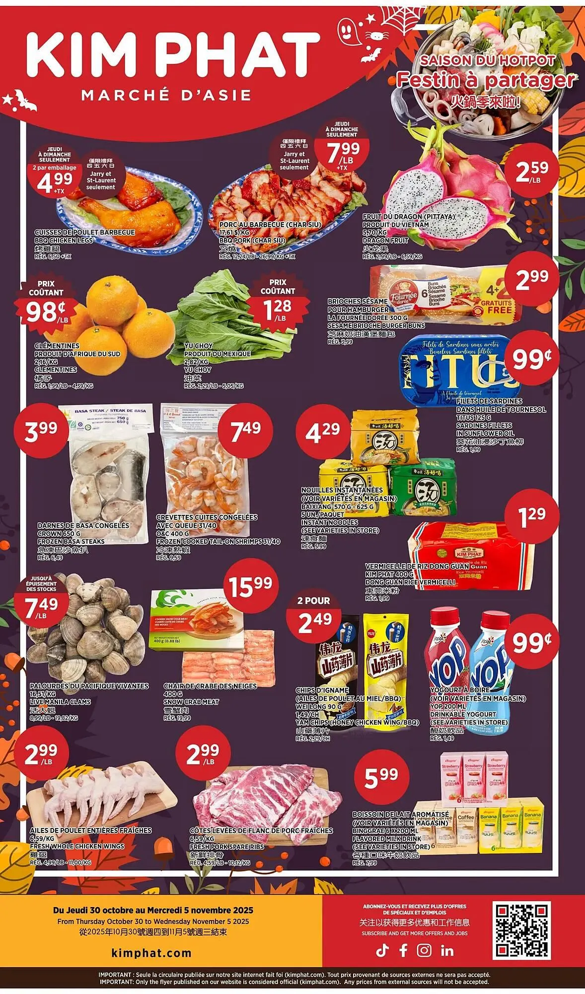 Kim Phat flyer from October 30 to November 5 2025 - flyer page 1