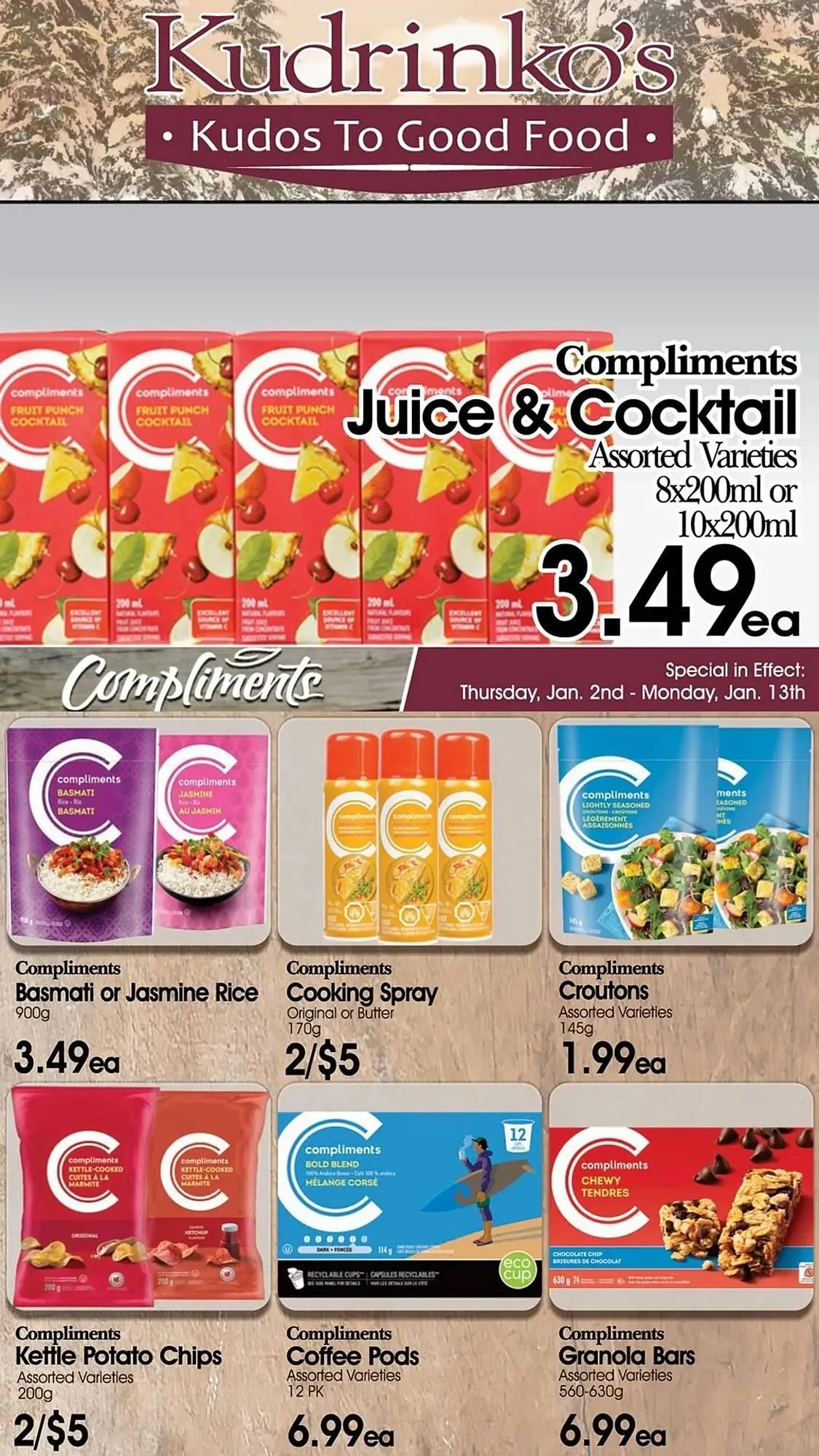 Kudrinko's flyer from January 2 to January 15 2025 - flyer page 5