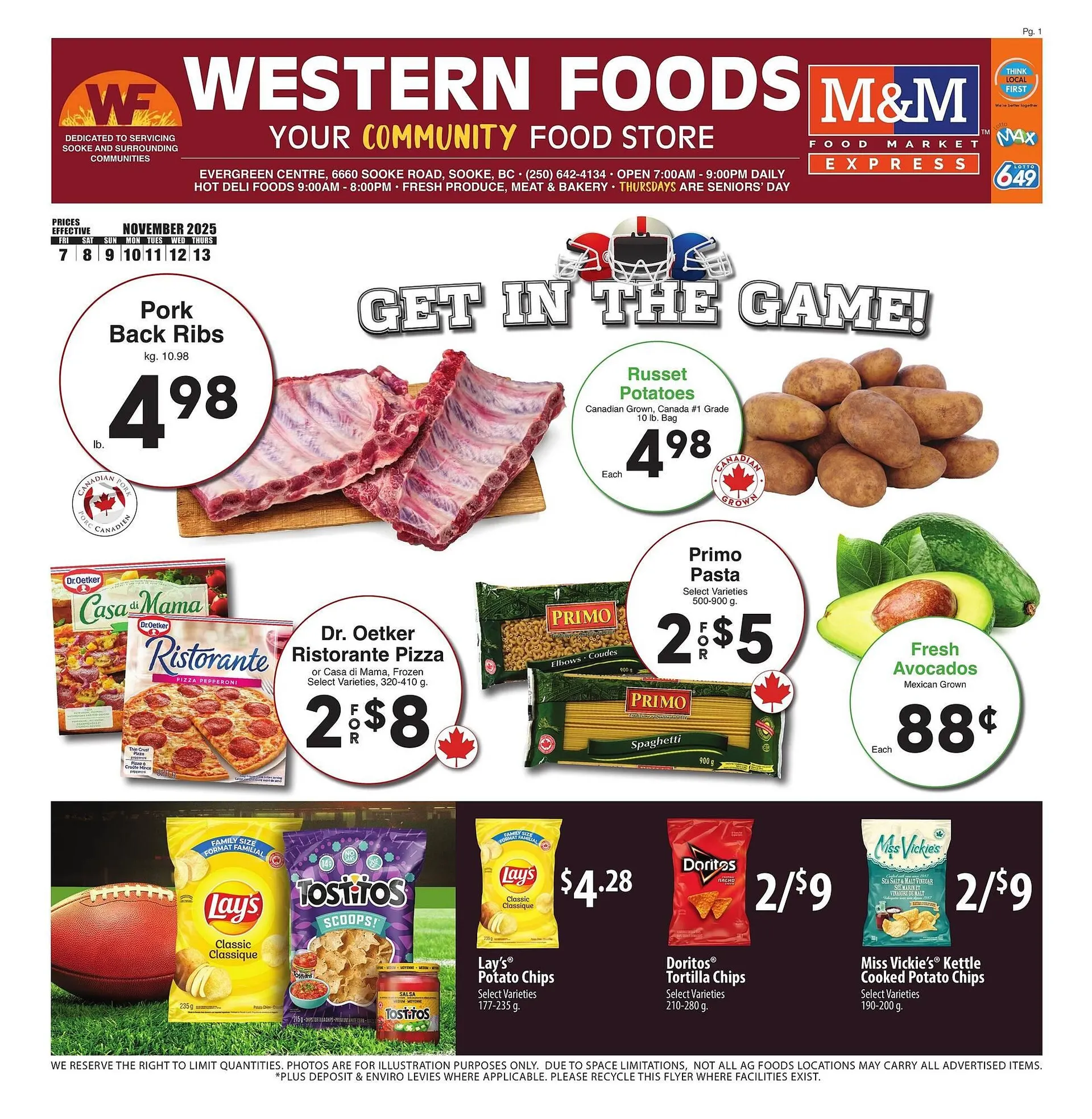 Western Foods flyer from November 10 to November 23 2025 - flyer page 1