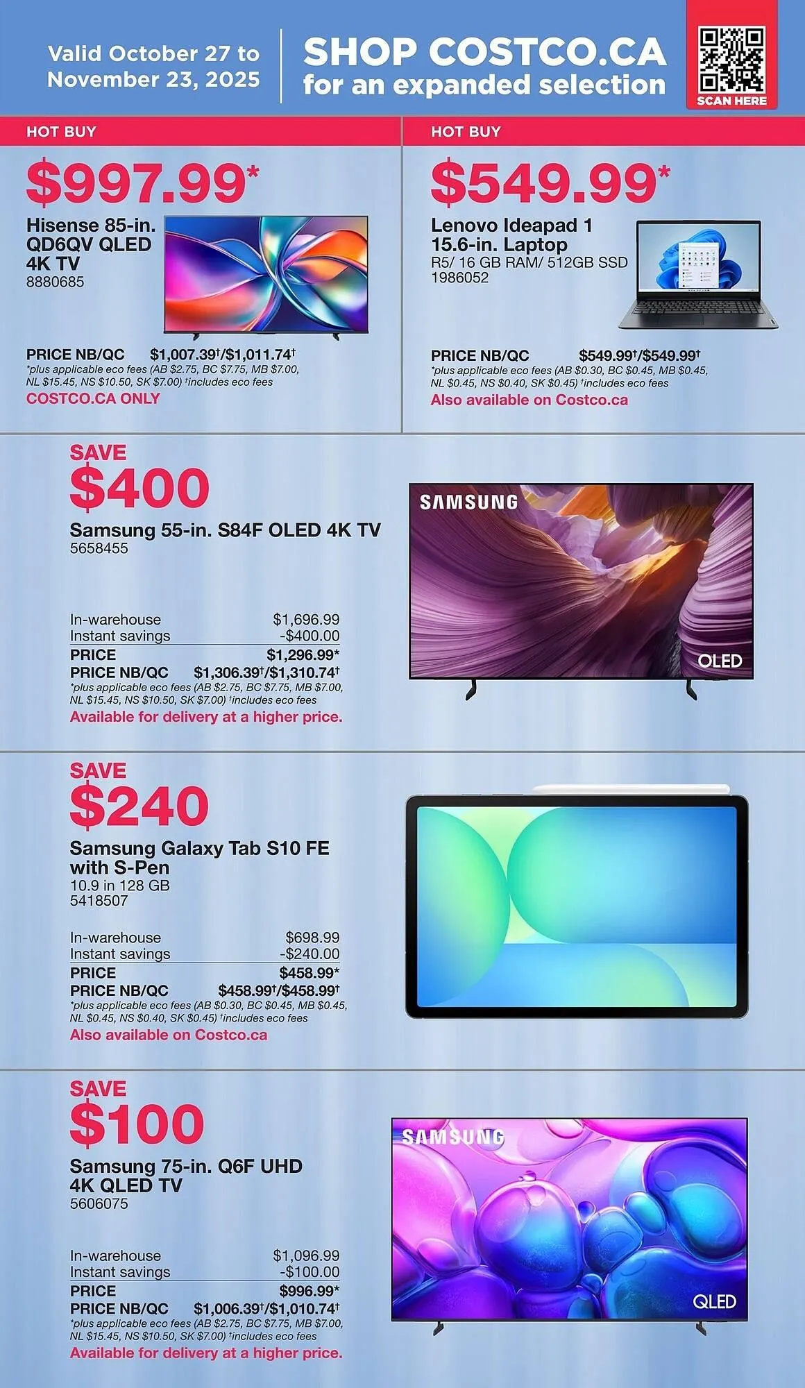Costco flyer from October 23 to November 5 2025 - flyer page 6
