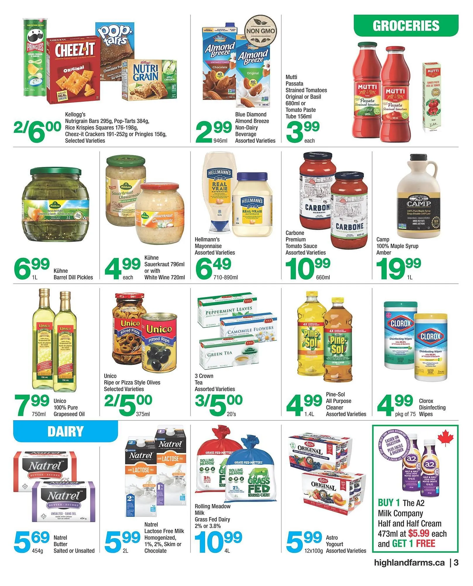 Highland Farms flyer from October 30 to November 5 2025 - flyer page 3