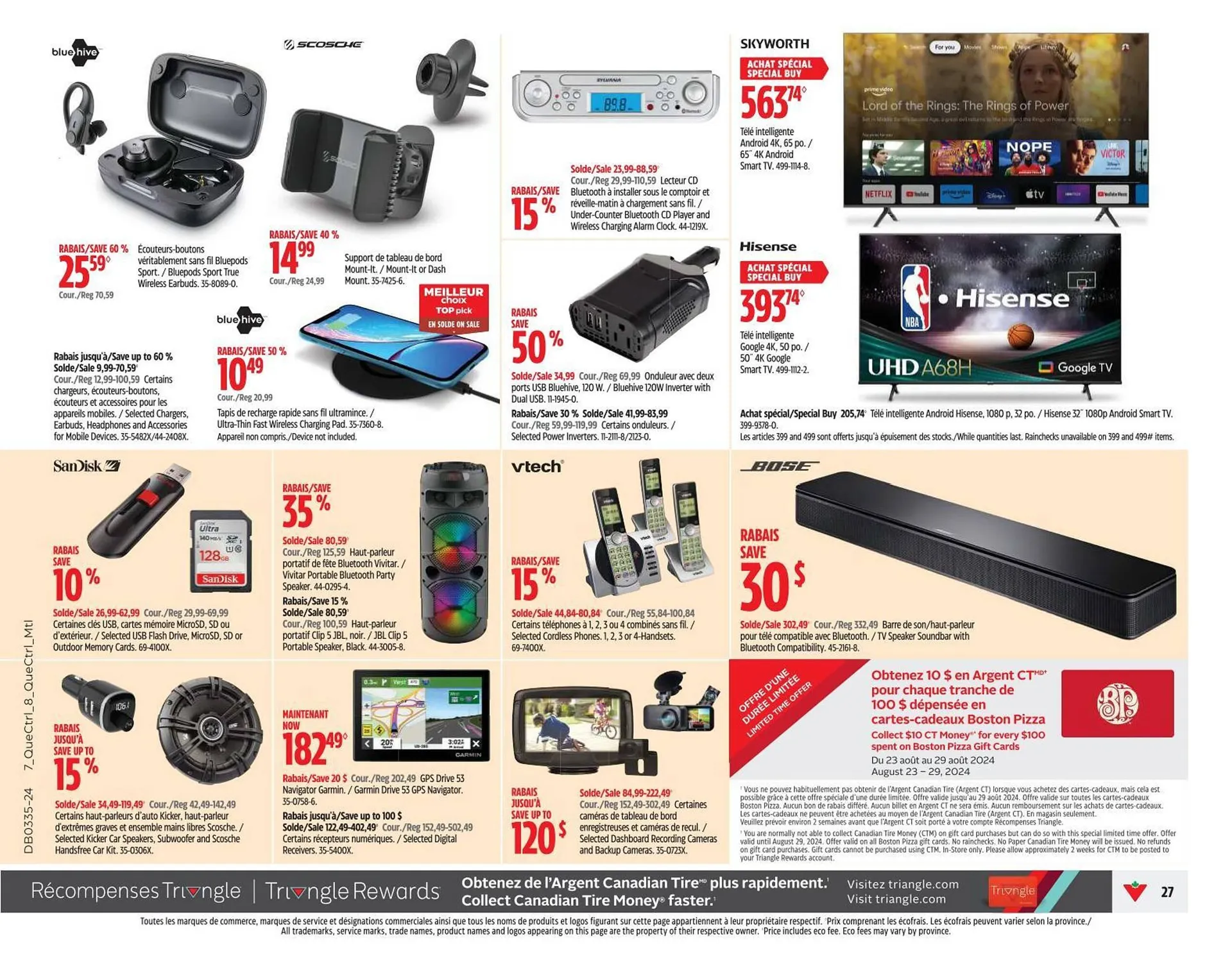 Canadian Tire flyer from August 22 to August 28 2024 - flyer page 27