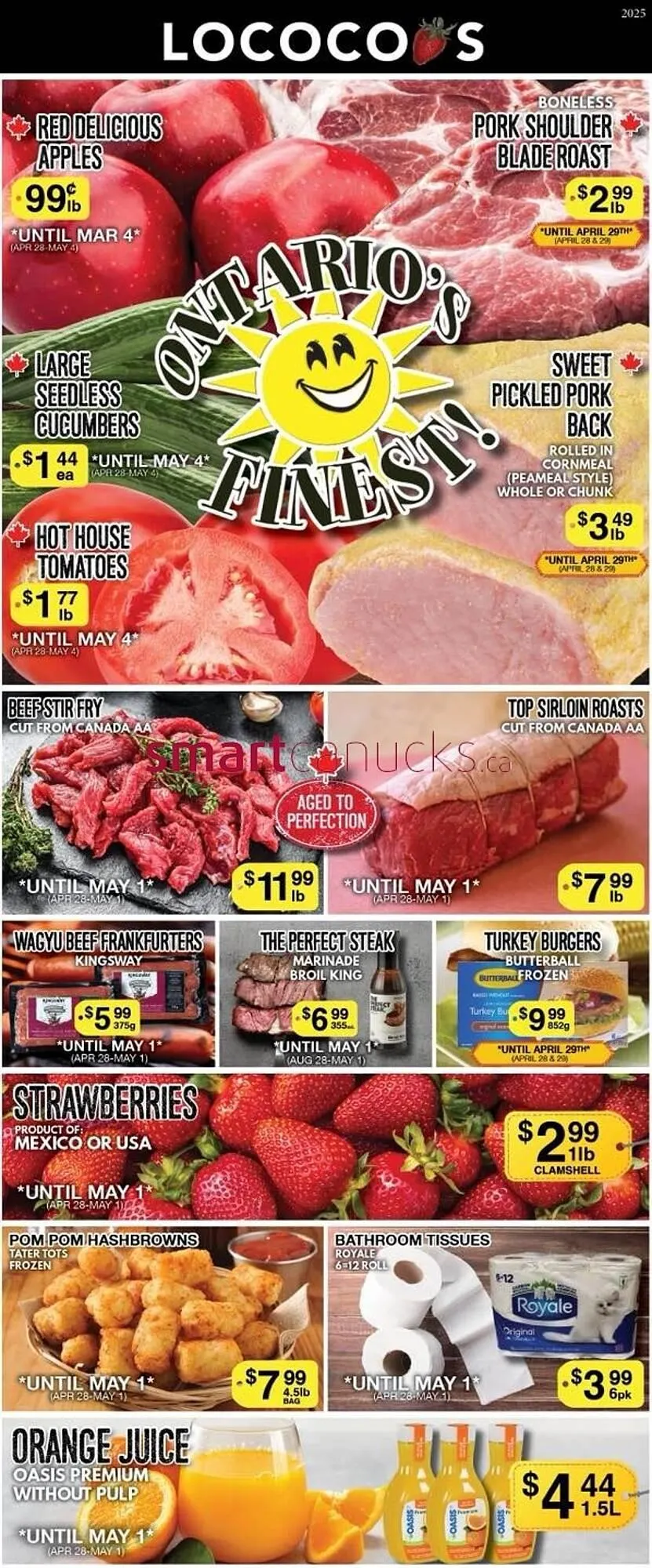 Lococo's flyer from April 28 to May 4 2025 - flyer page 1