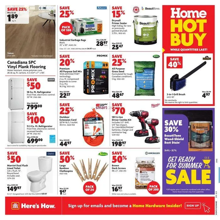 Home Hardware Extra Big Savings from May 23 to June 5 2024 - flyer page 11