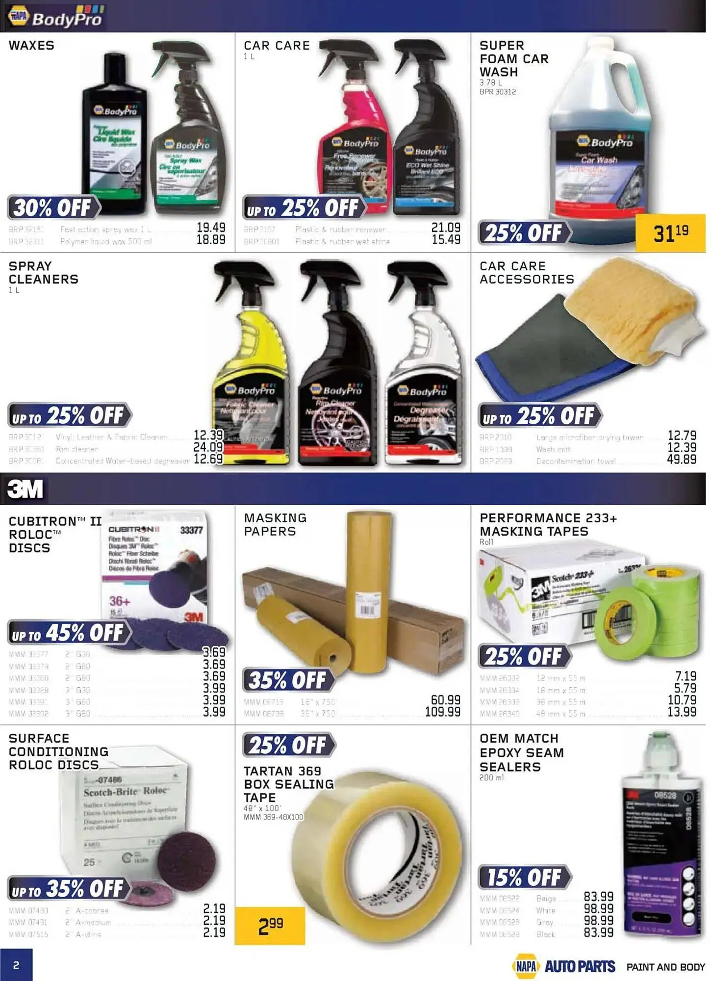 NAPA Auto Parts flyer from April 1 to June 30 2025 - flyer page 2