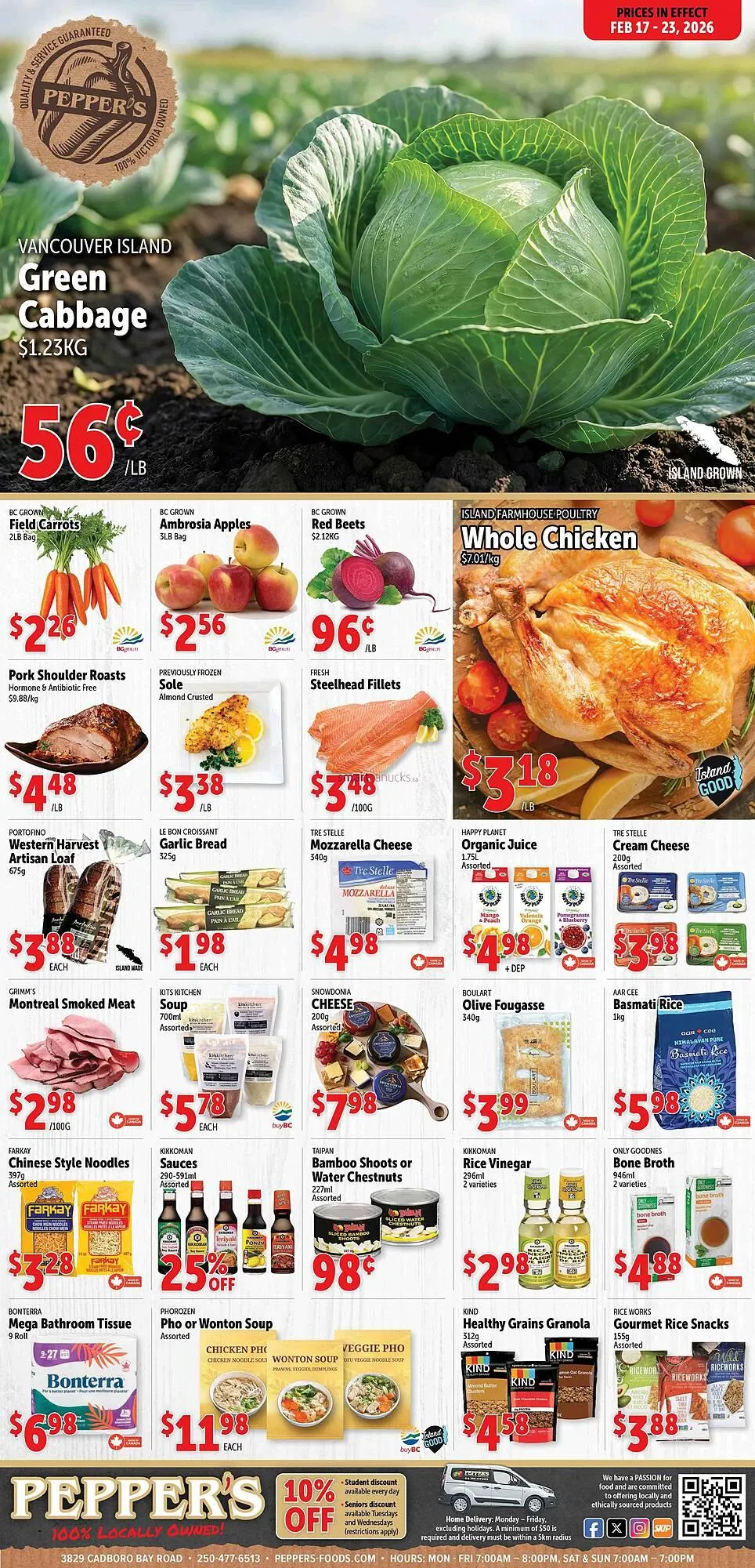 Pepper's Foods flyer from February 17 to February 23 2026 - flyer page 1